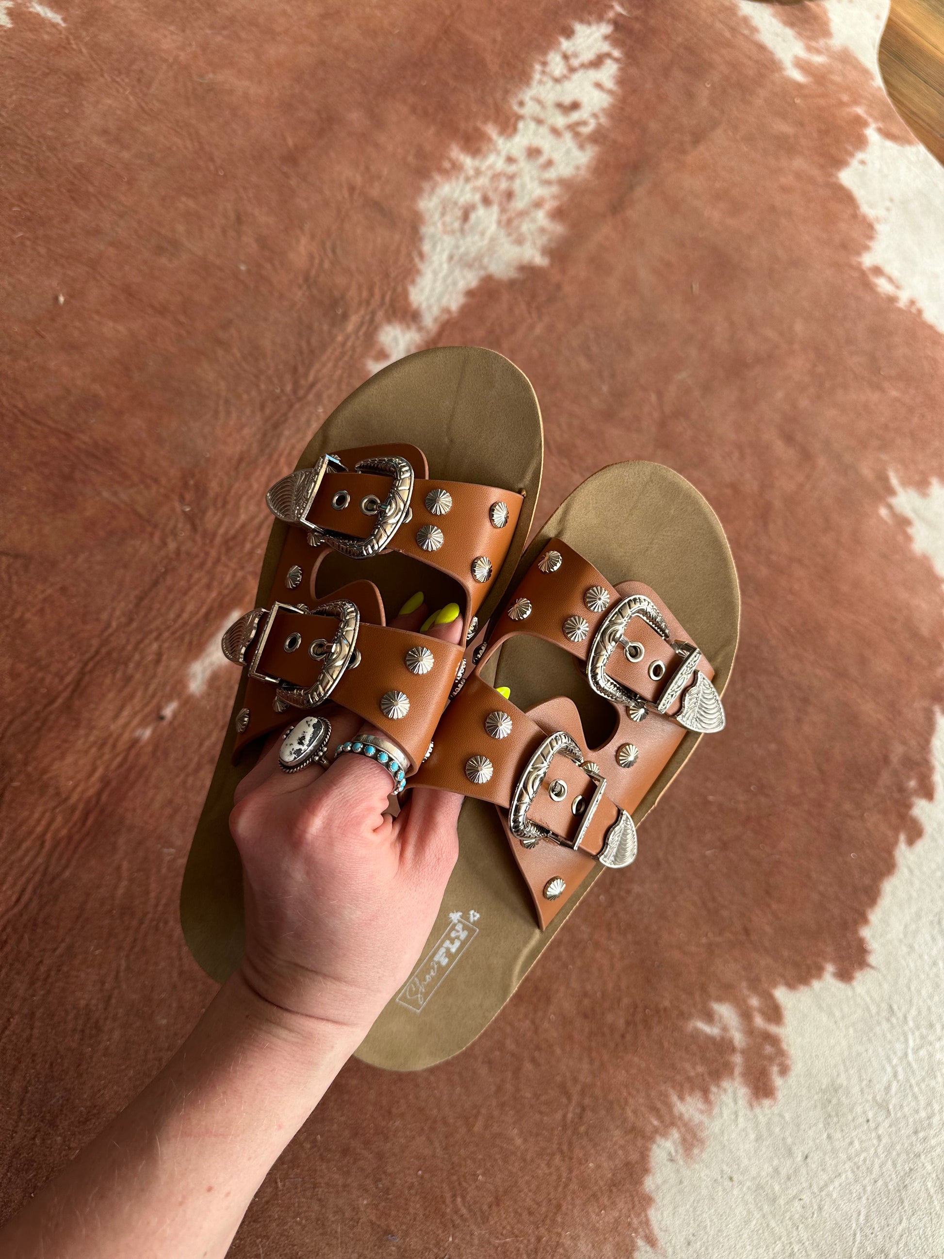 Buckle Down Slip Ons