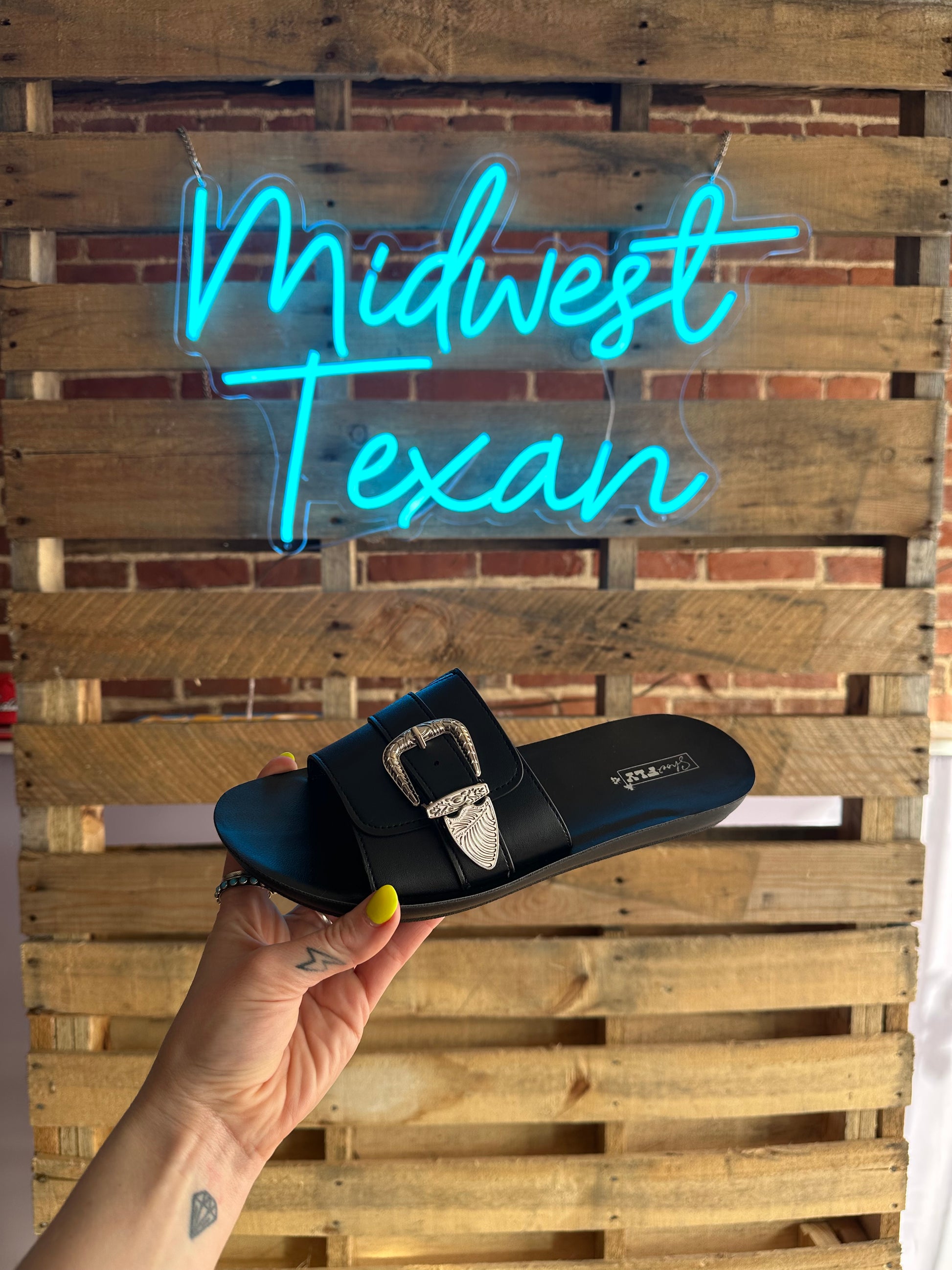 Owens Buckle Slip Ons