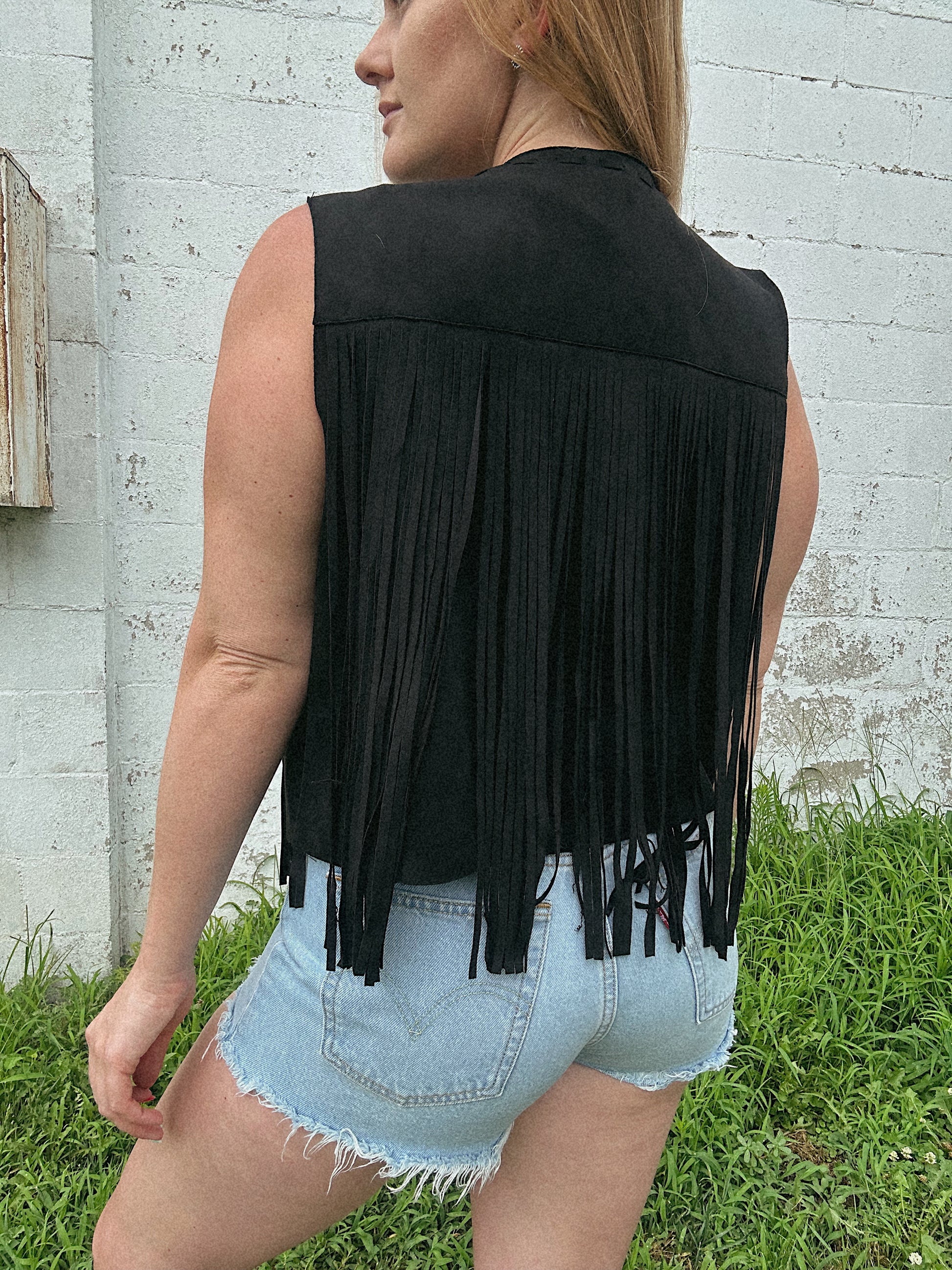 Ten Dollar Cowboy Fringe Vest