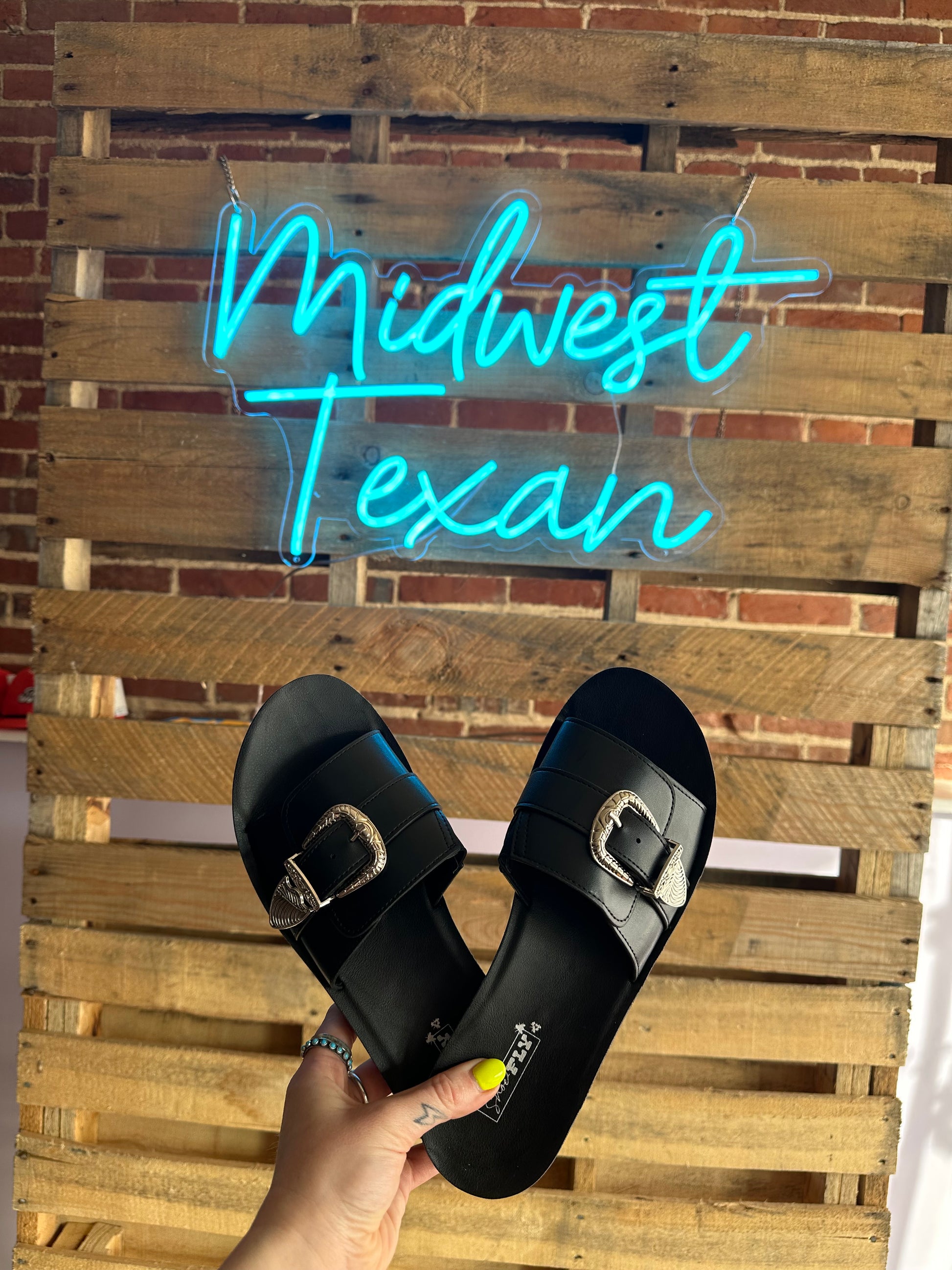 Owens Buckle Slip Ons