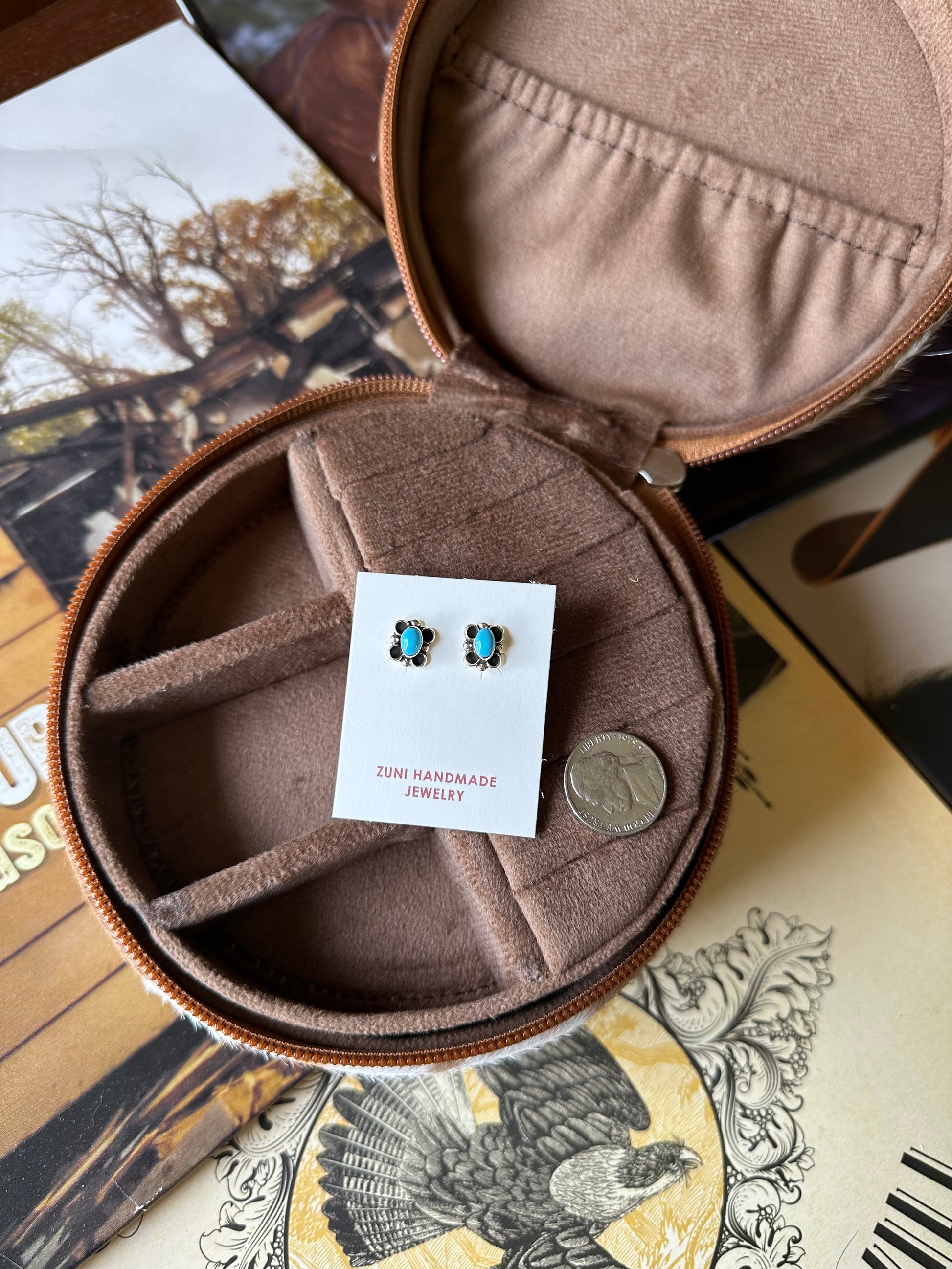 Riley Turquoise Studs