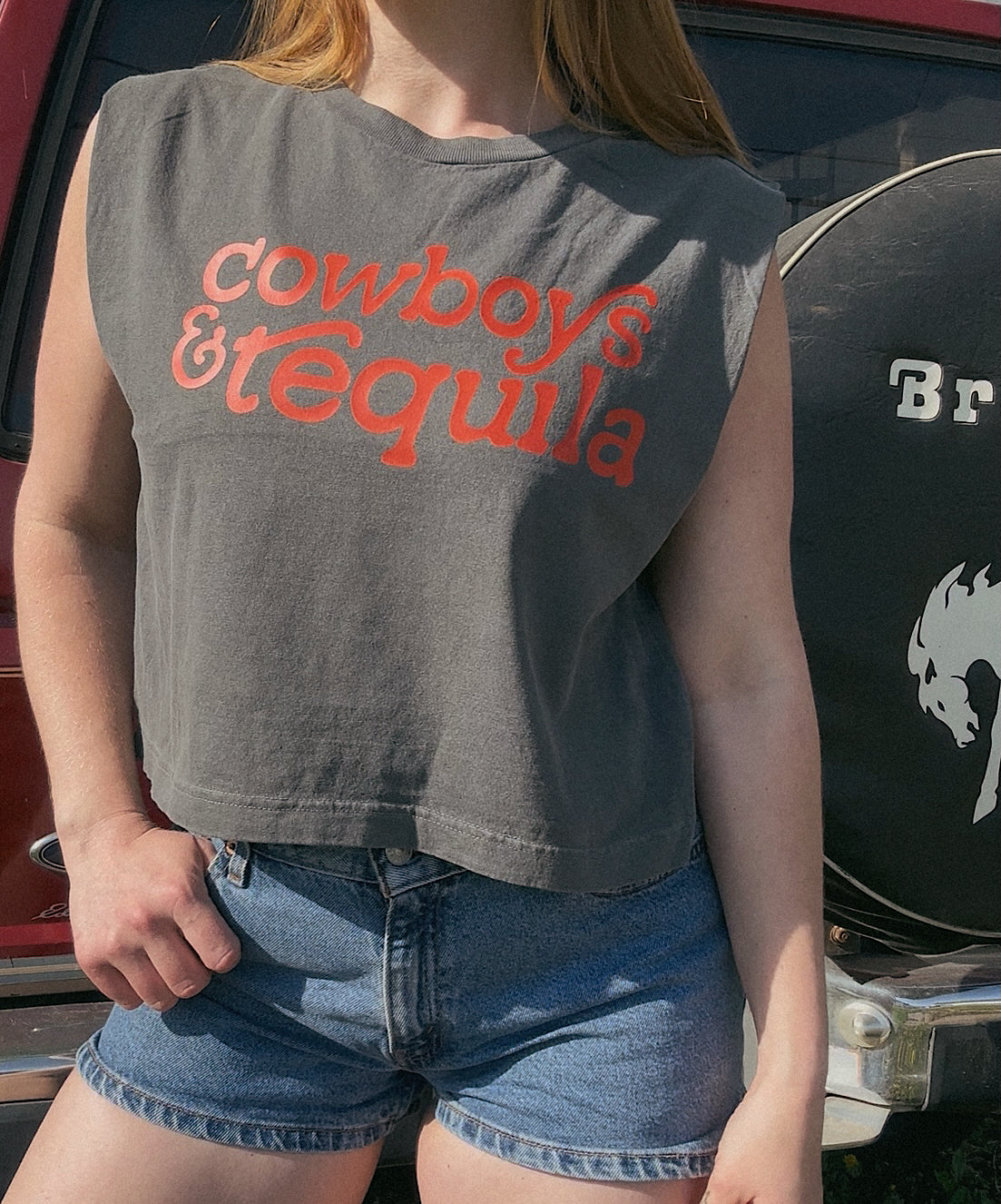Cowboys & Tequila muscle tank