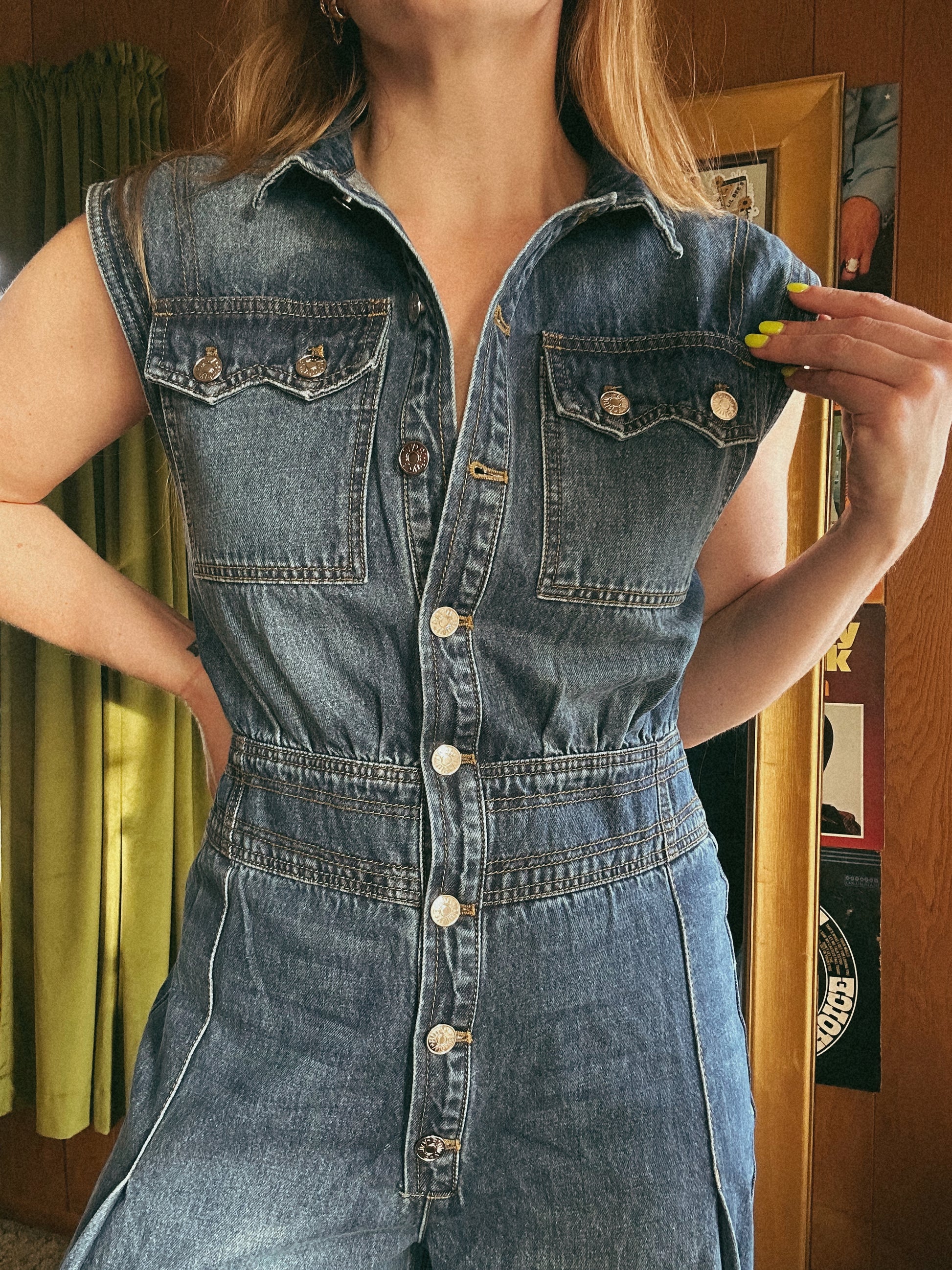 Ella Denim Jumpsuit