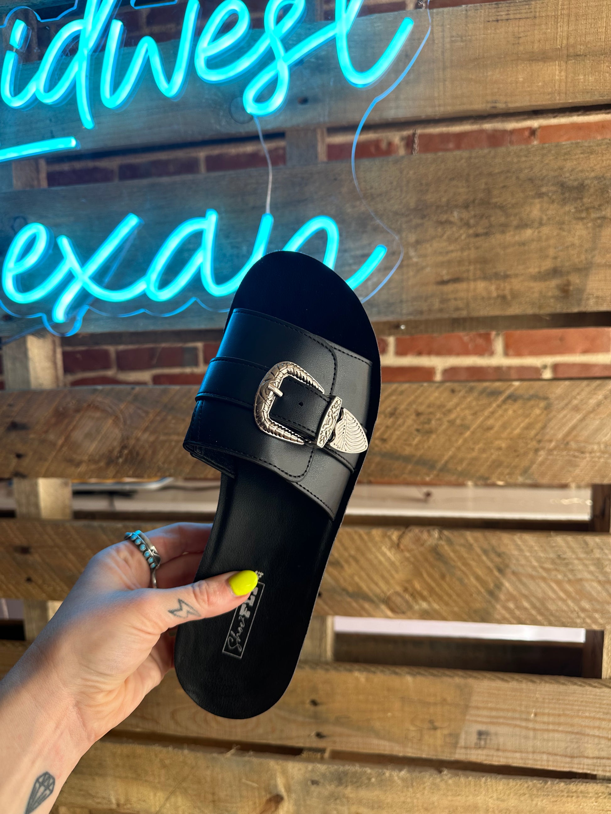 Owens Buckle Slip Ons