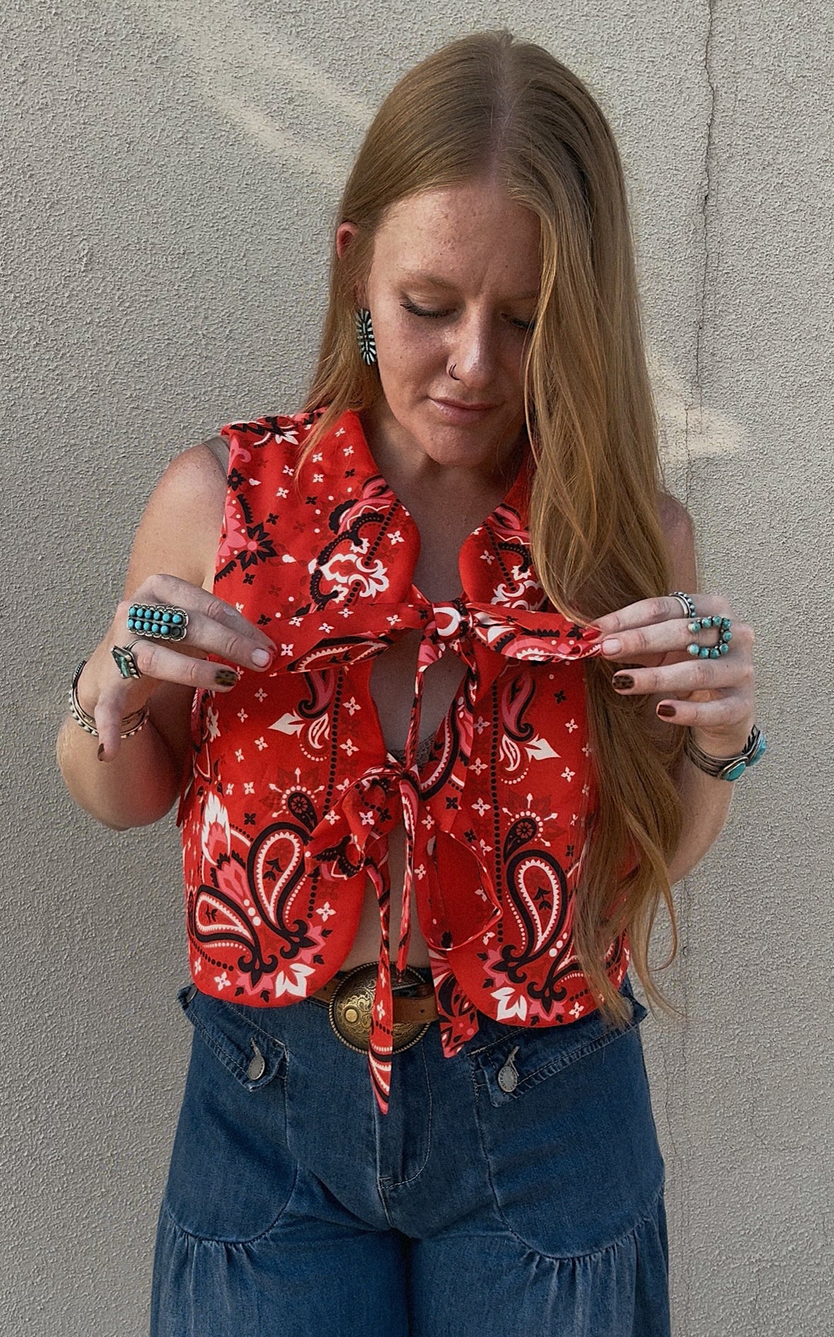 Tulsa Tie-Front Vest