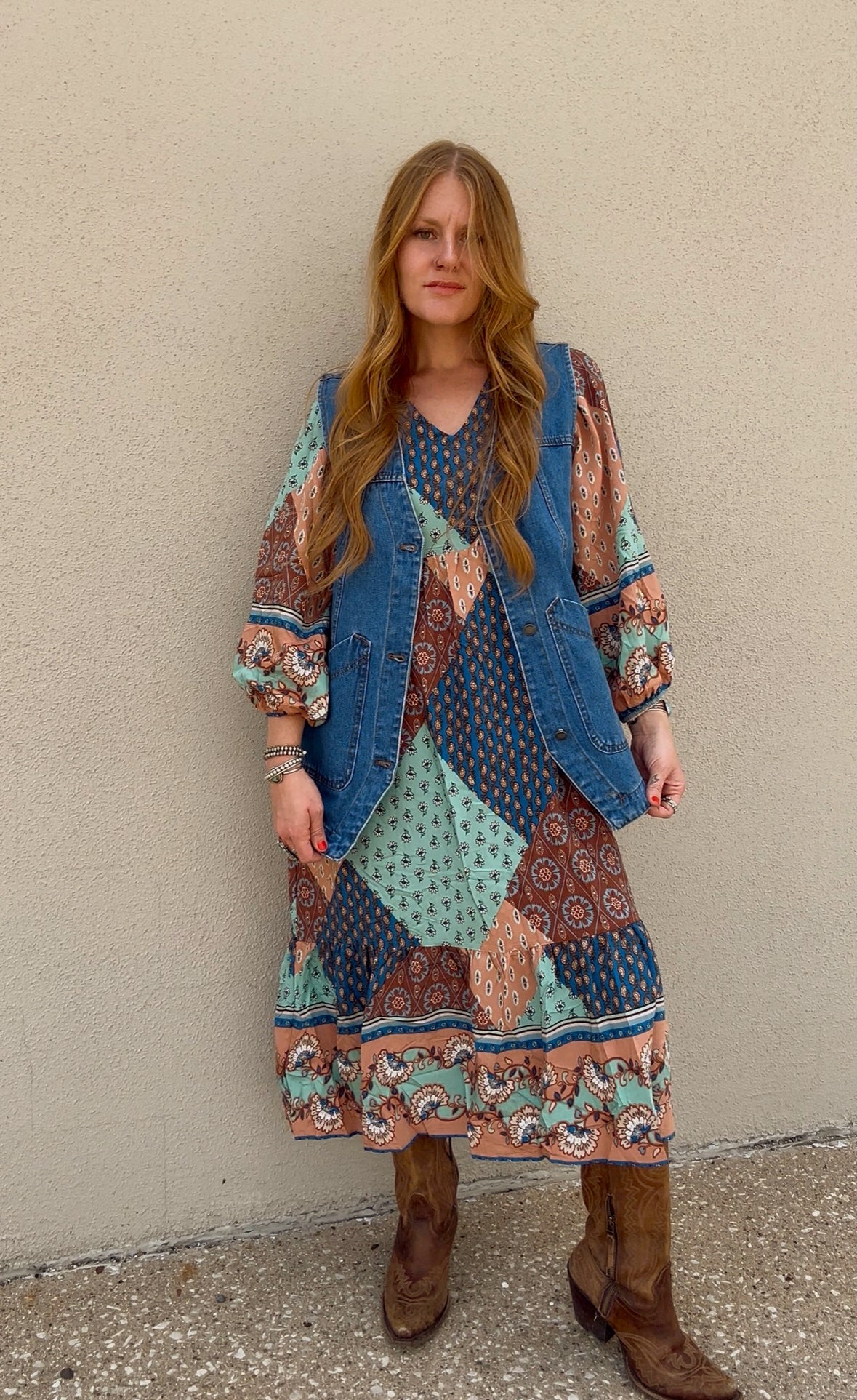 Lorrie Oversized Denim Vest