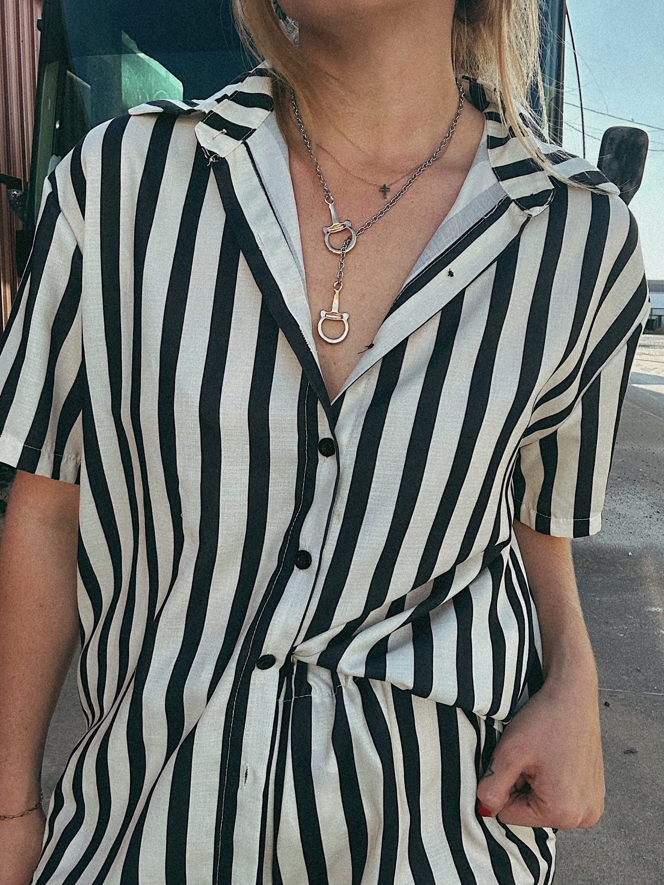 Horse Bit Adjustable Necklace