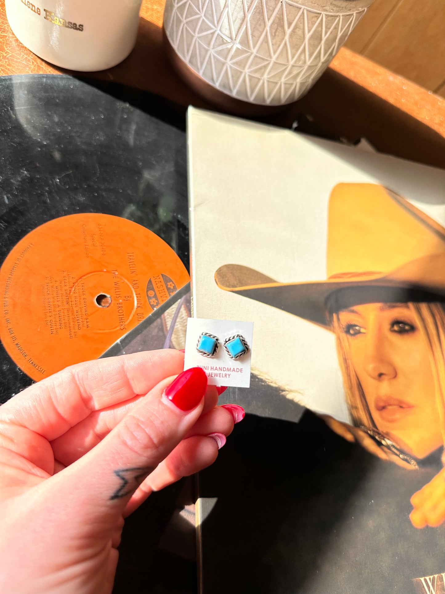 Sophia Turquoise Studs