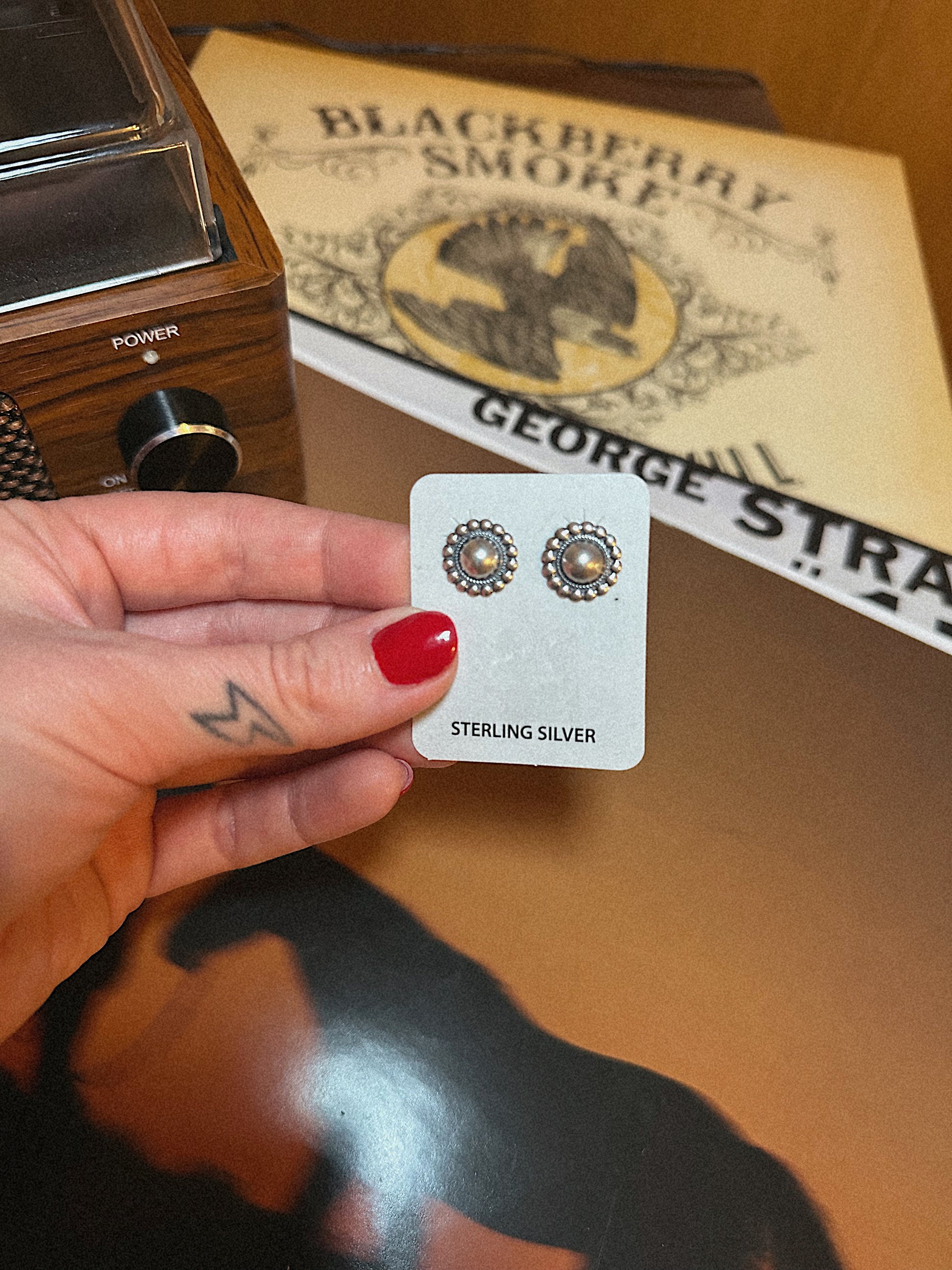 Silver Bead Studs (Smaller Size)