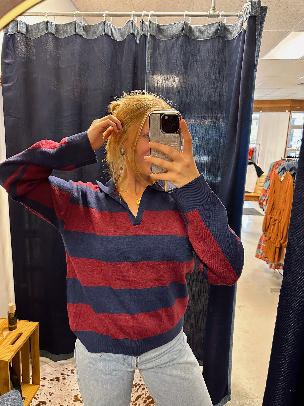 Evans Striped Sweater