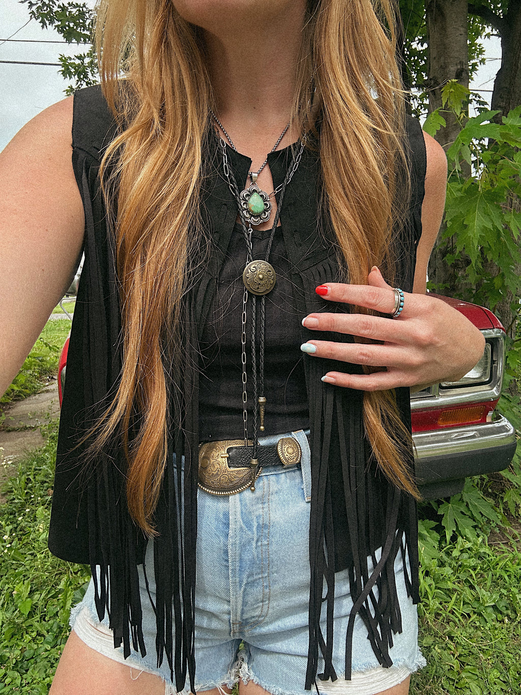 Ten Dollar Cowboy Fringe Vest