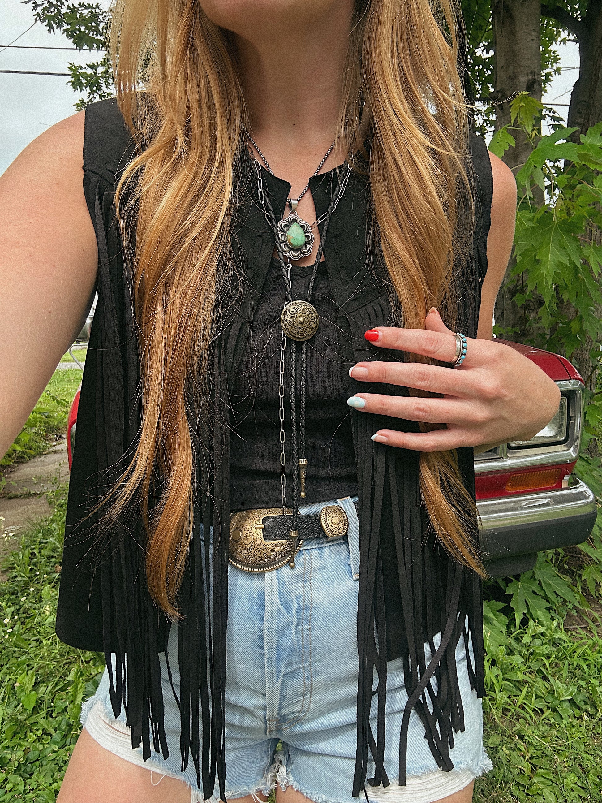 Ten Dollar Cowboy Fringe Vest