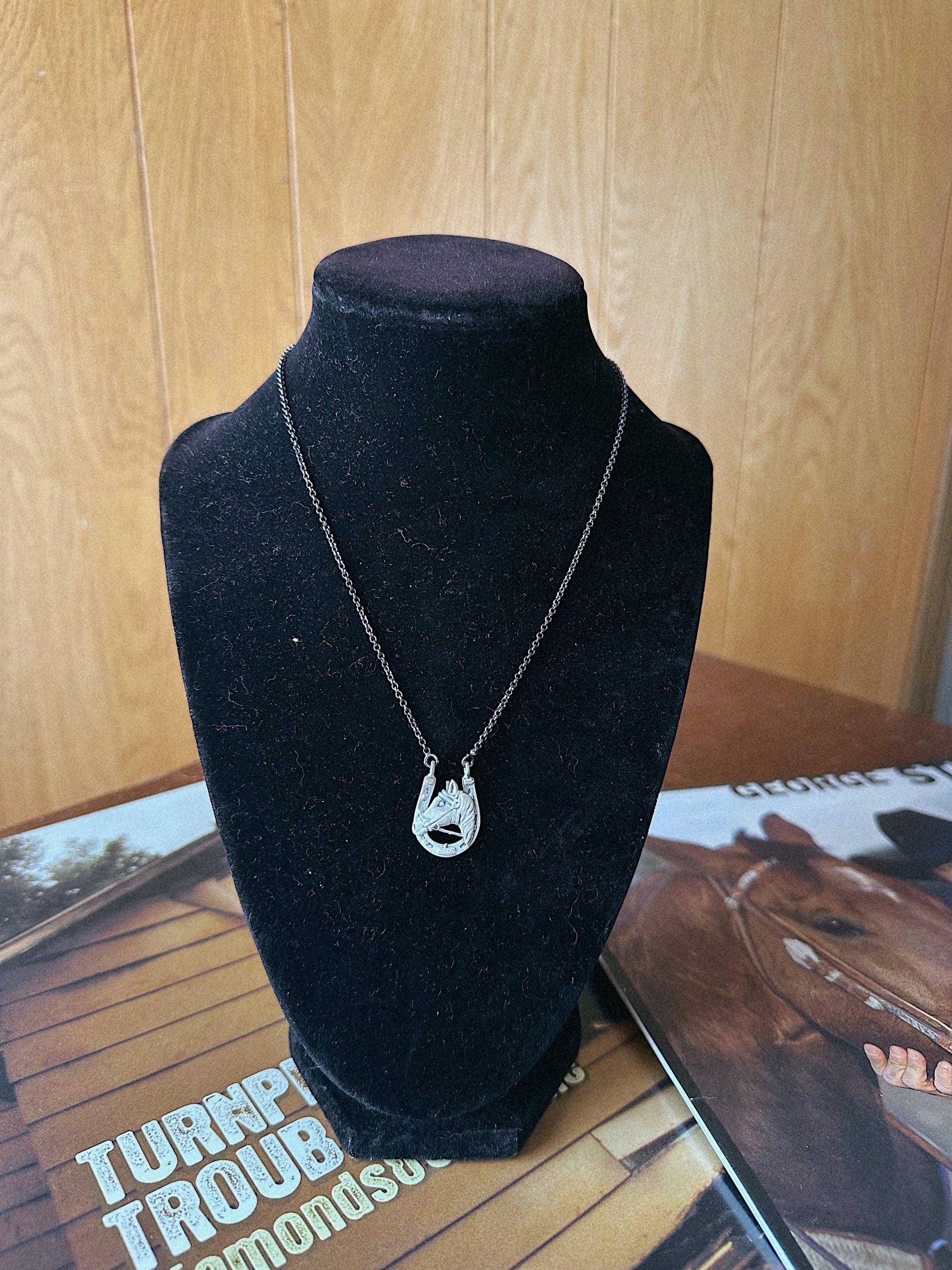 Sterling Silver Horseshoe Necklace