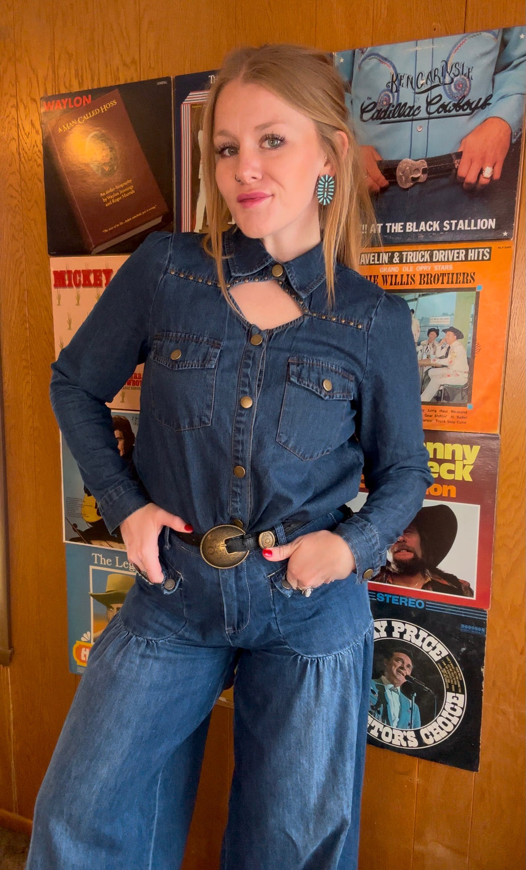 Honky Tonk Blues Button Up