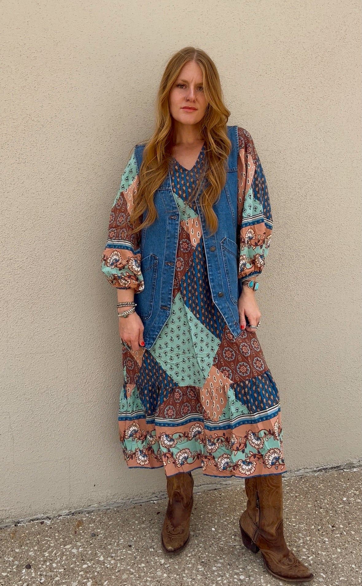 Lorrie Oversized Denim Vest