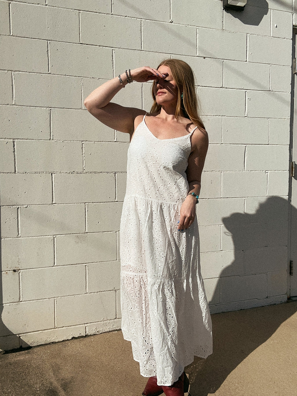 Middle of Nowhere Maxi Dress (WHITE)