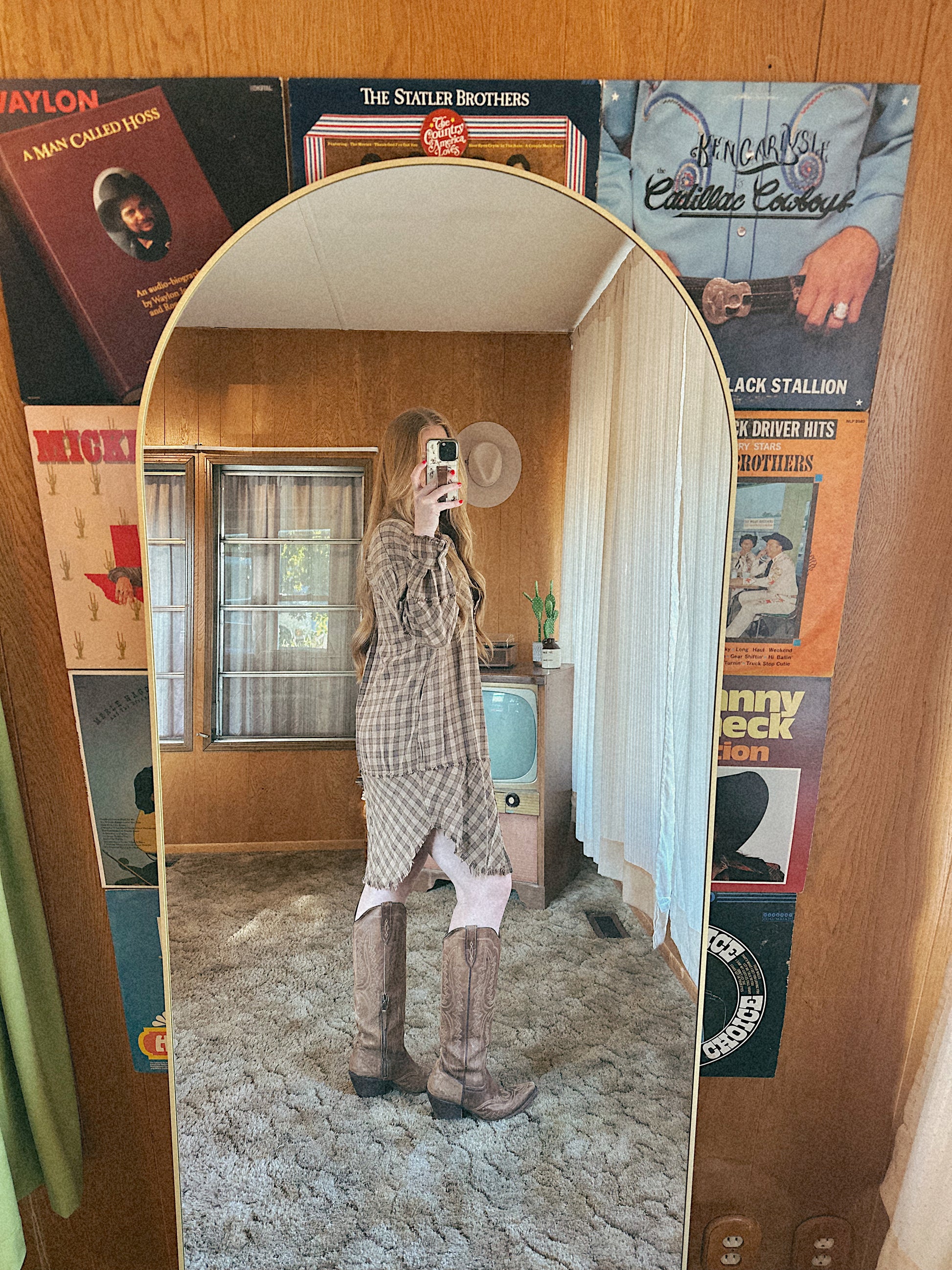 Red River Flannel Shirt Dress