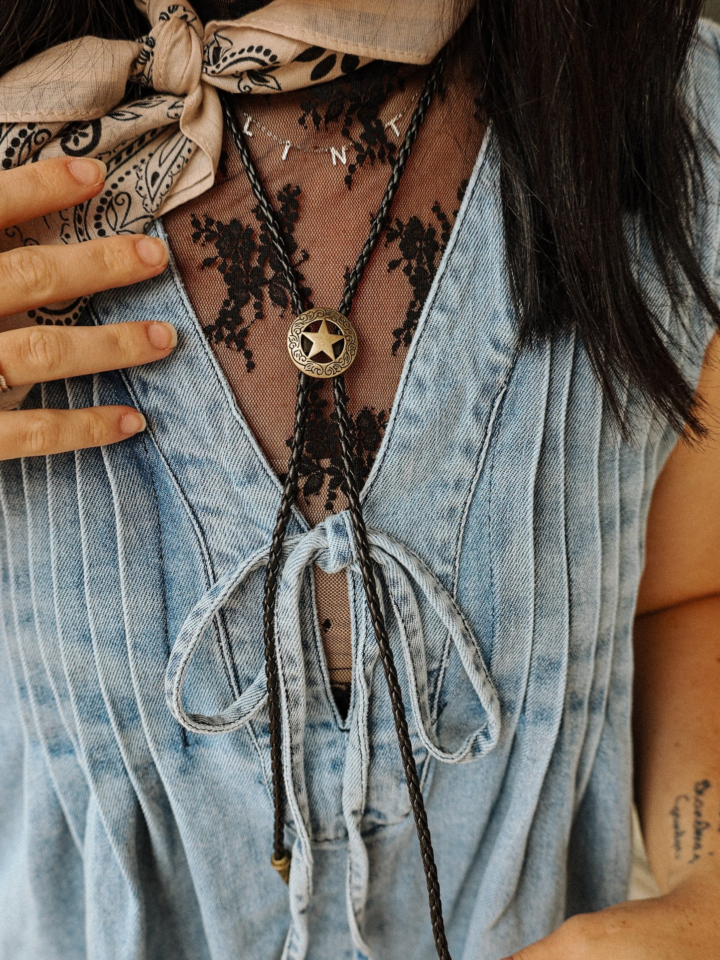 Lonestar bolo tie