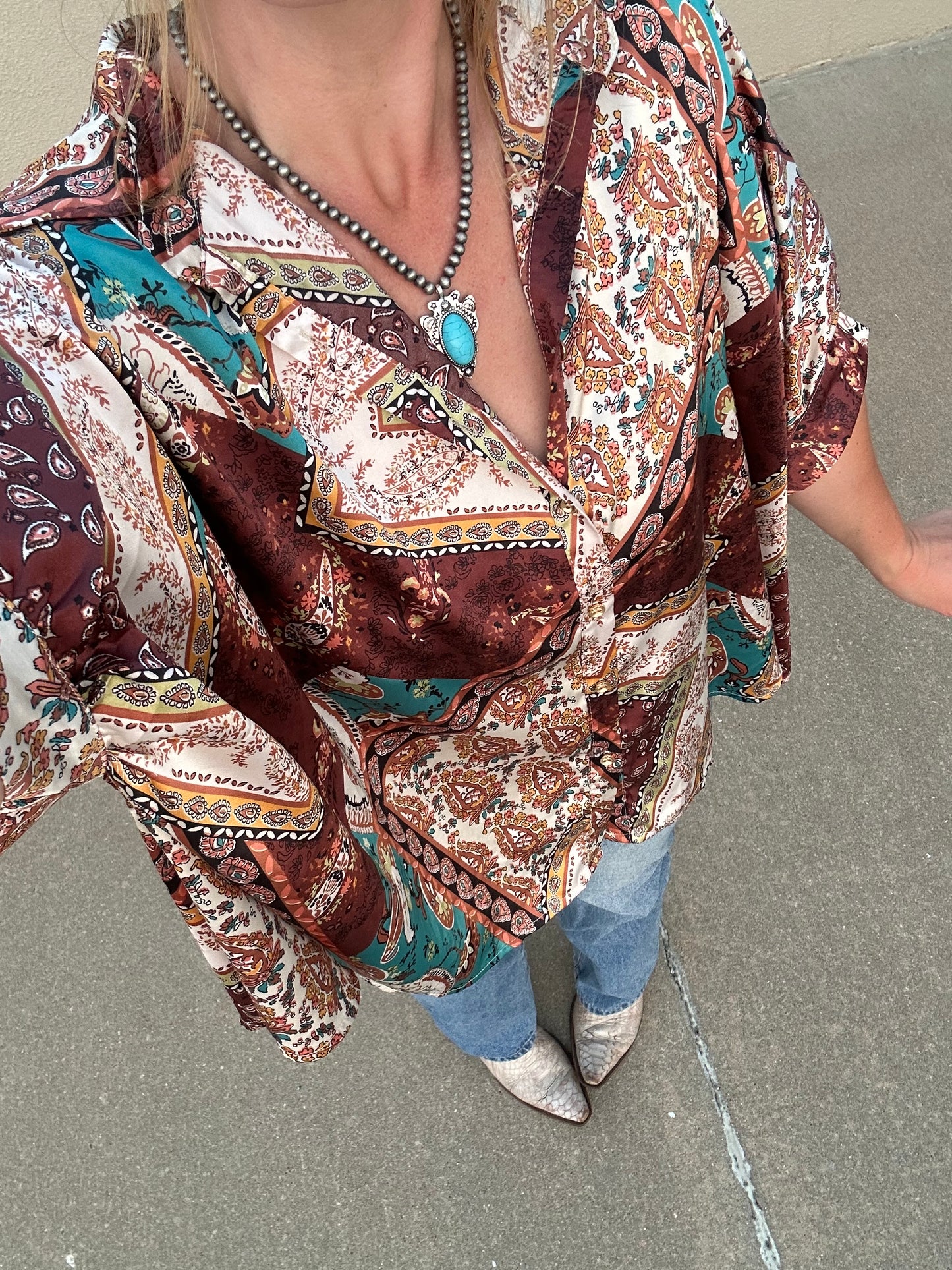 Wild As You paisley tunic