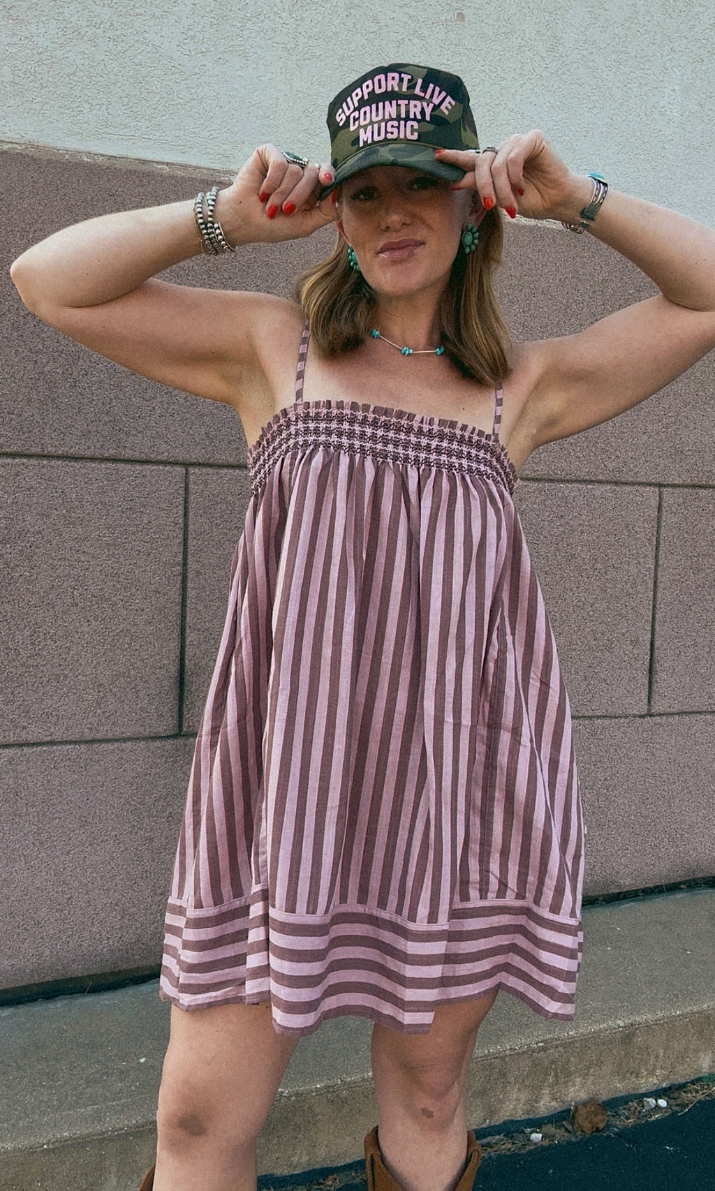 Sunday Morning Striped Dress
