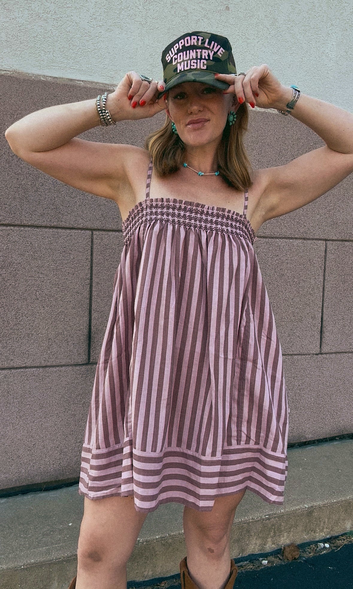 Sunday Morning Striped Dress