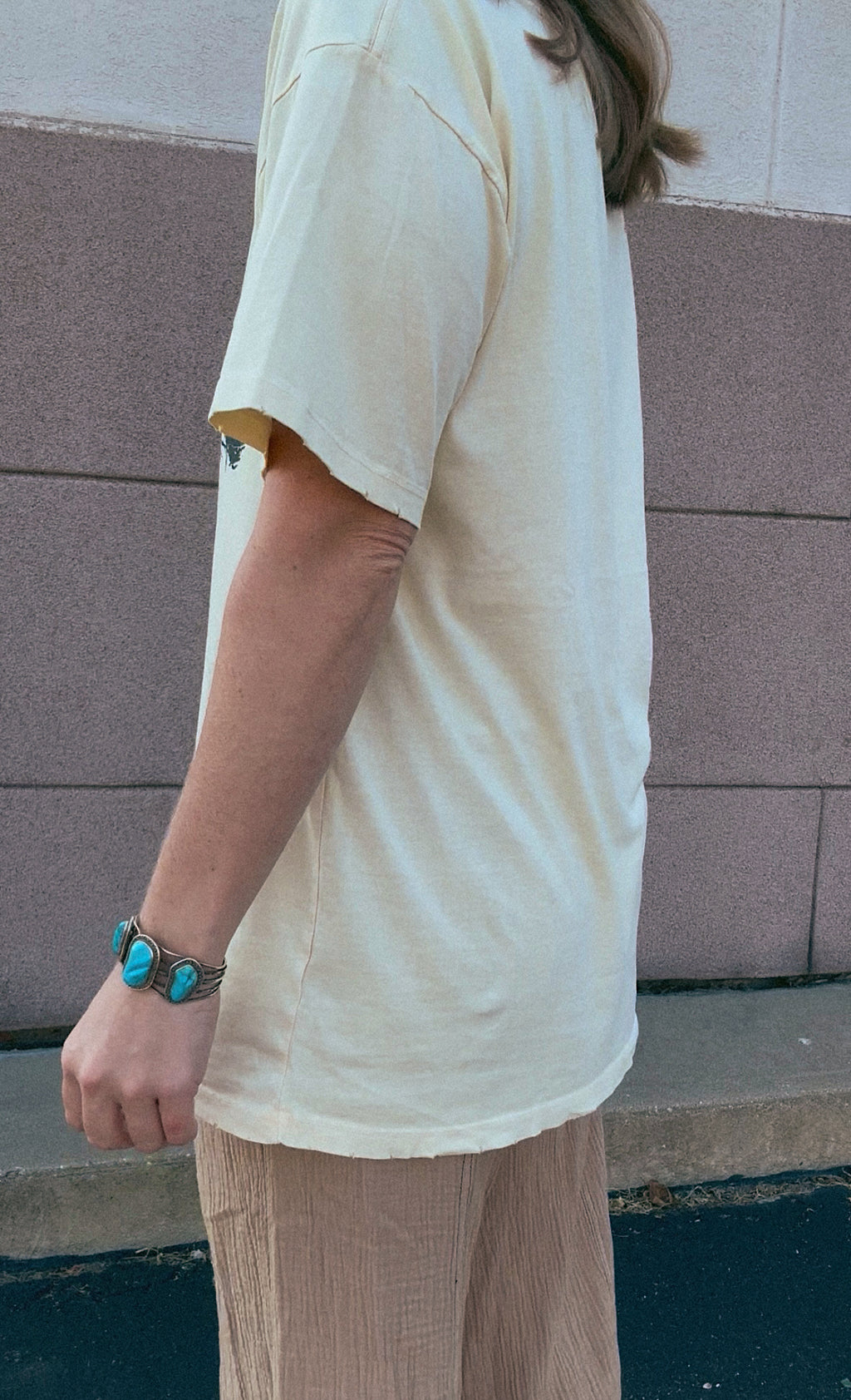 On The Run Distressed Horse Tee