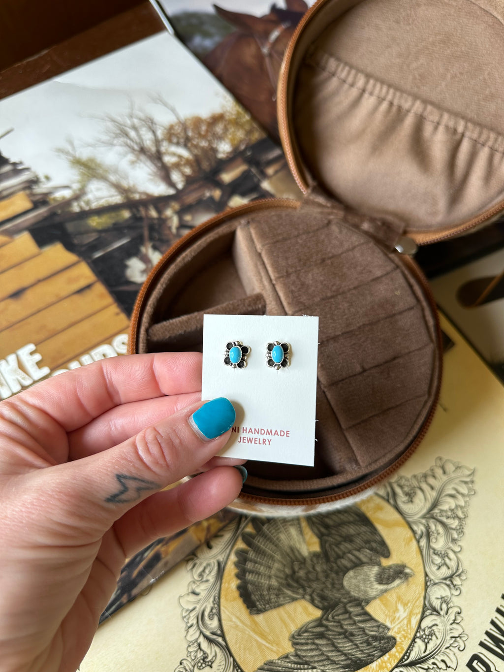 Riley Turquoise Studs