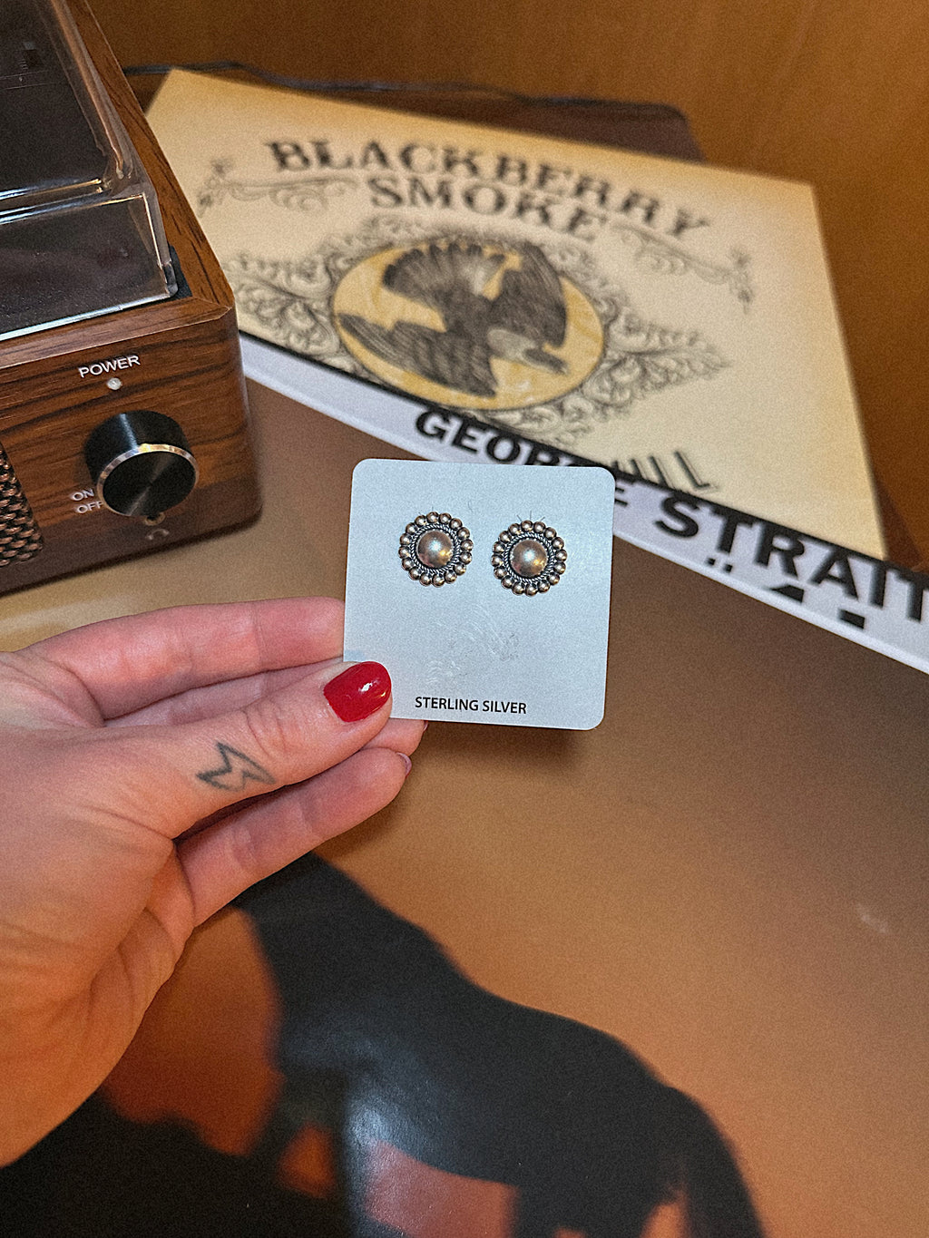 Silver Bead Studs (Larger Size)