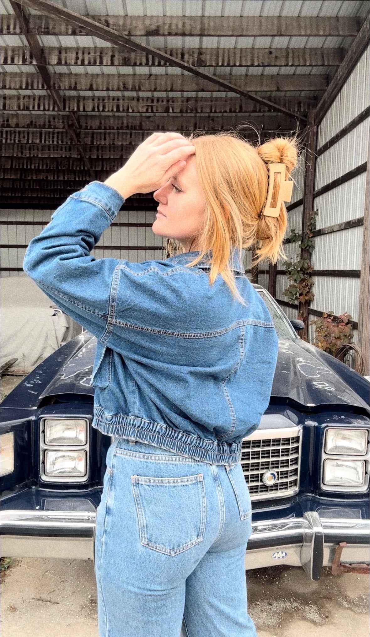 Johnny vintage-inspired denim jacket