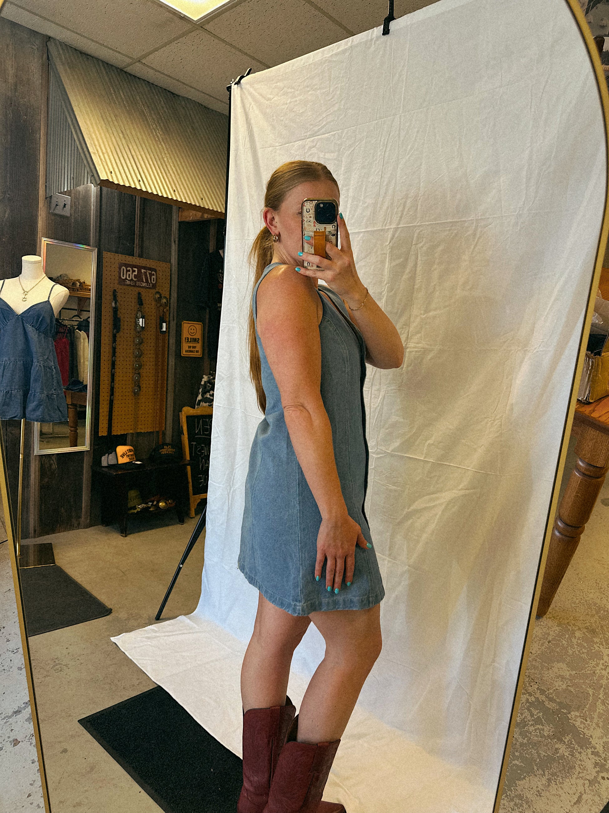 Leila Denim Dress