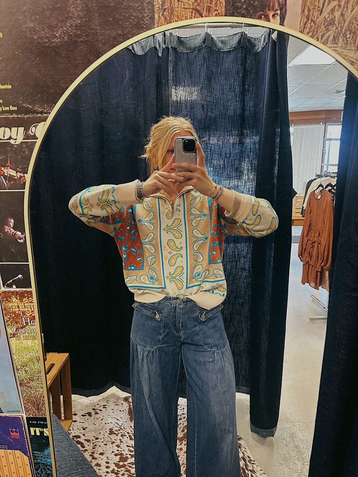 Every Girl Paisley Pullover