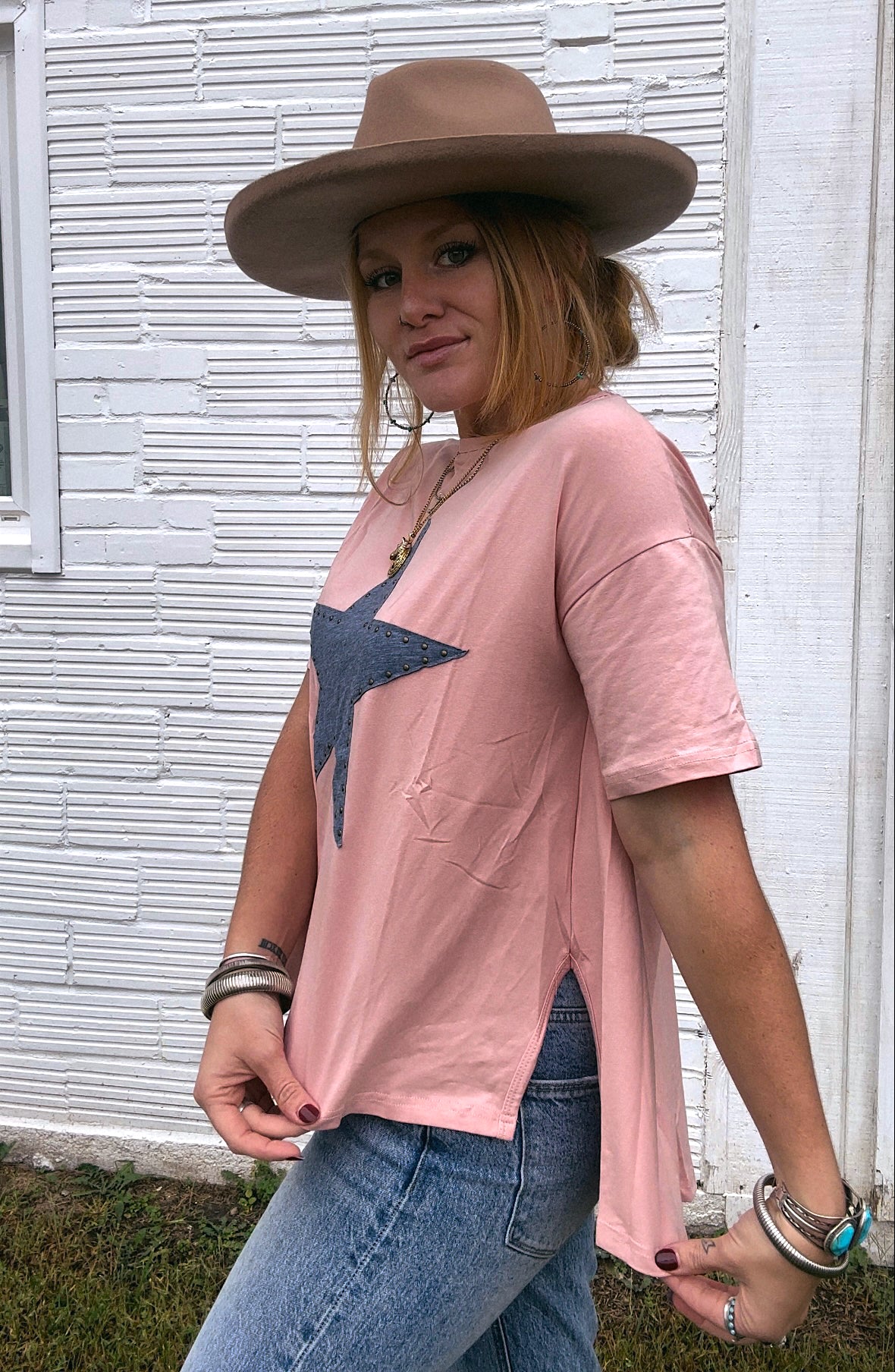 Lainey tunic tee