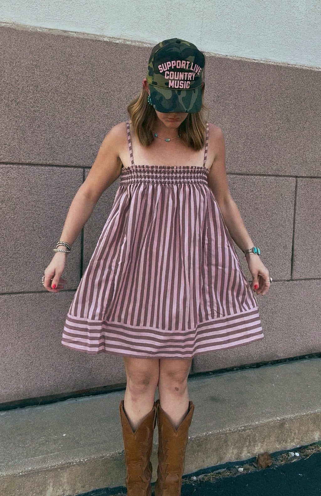 Sunday Morning Striped Dress