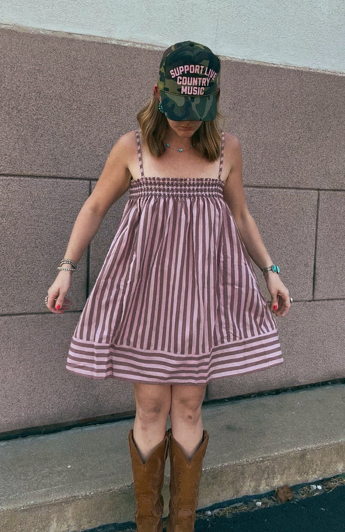 Sunday Morning Striped Dress