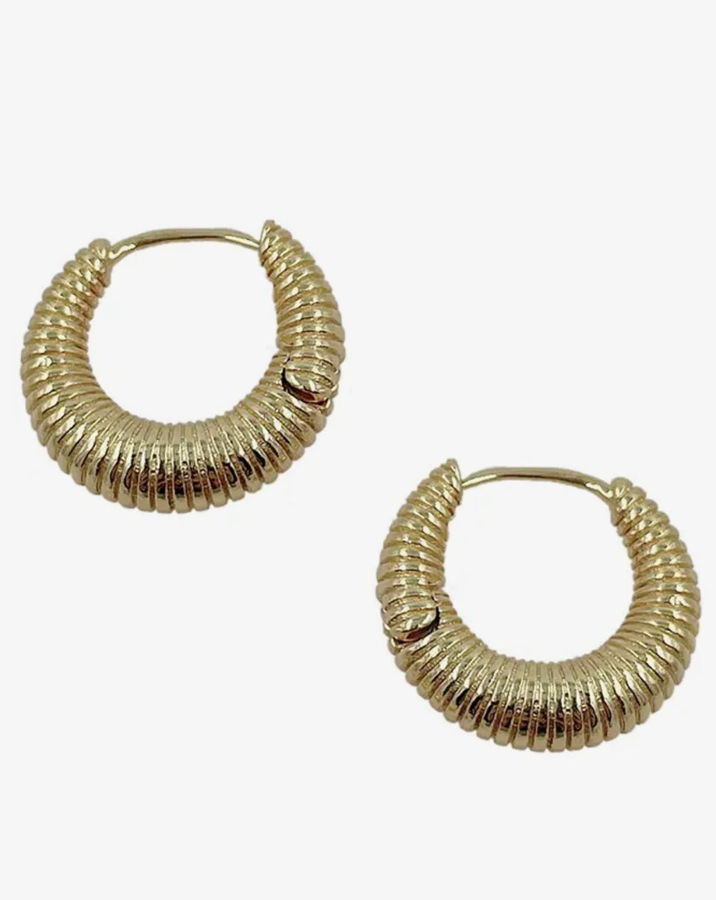 Everyday Gold Hoops (Round)