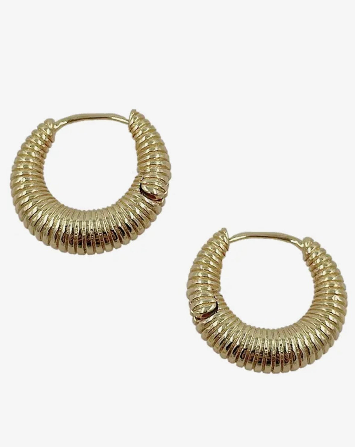Everyday Gold Hoops (Round)