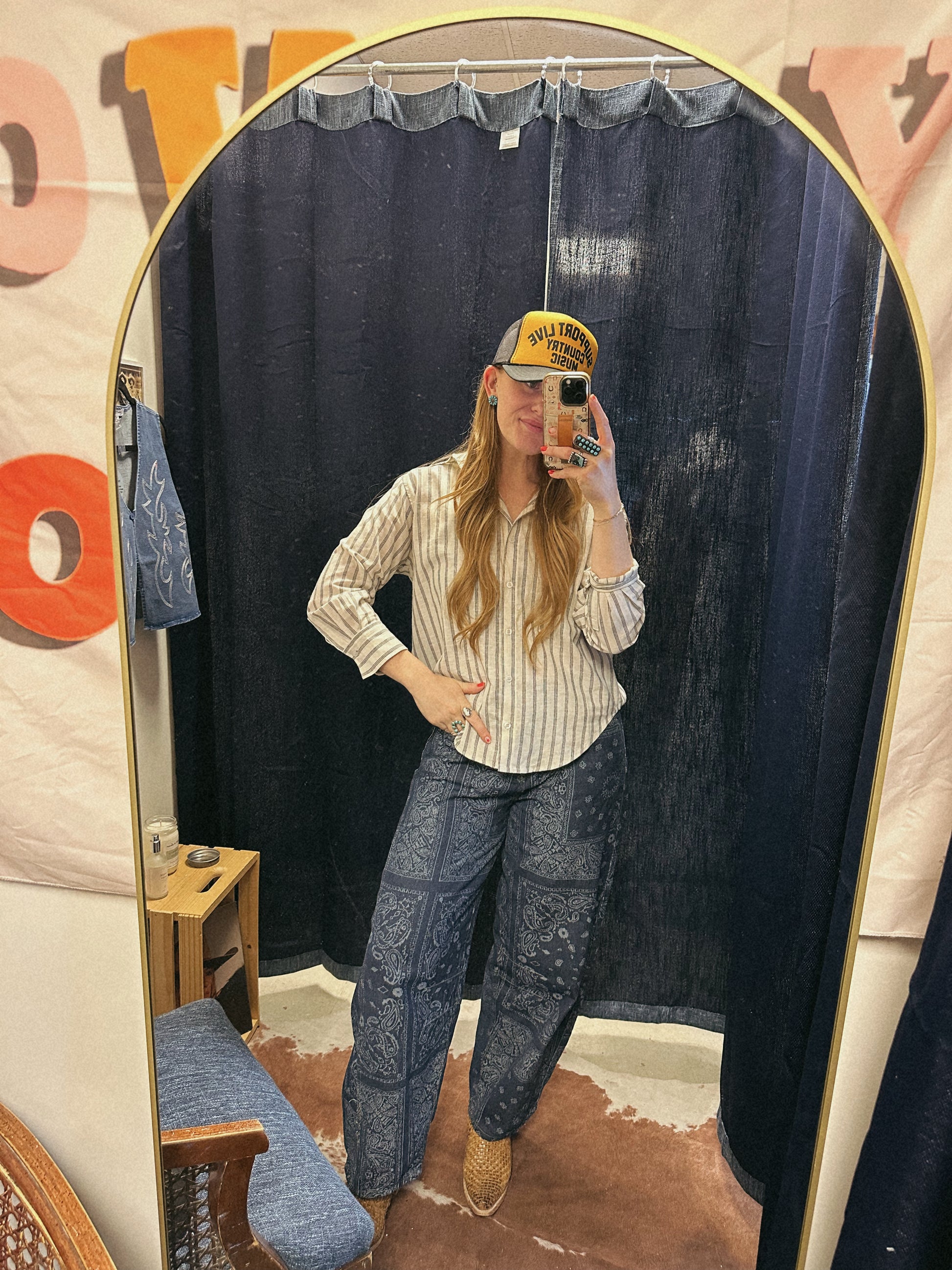 7&7 Striped Button Down