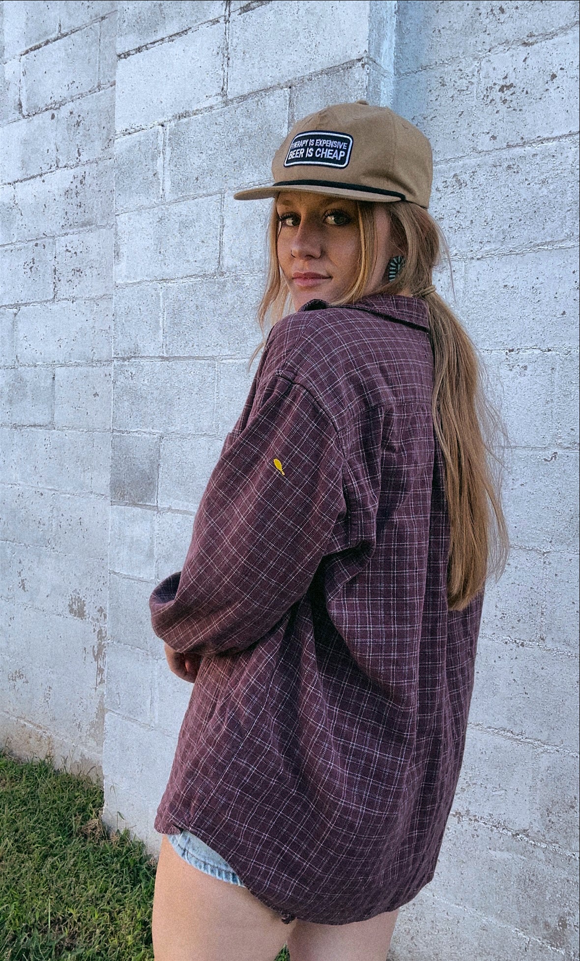 Grandpa's Flannel | Maroon