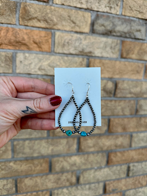 Beaded Teardrop Earrings