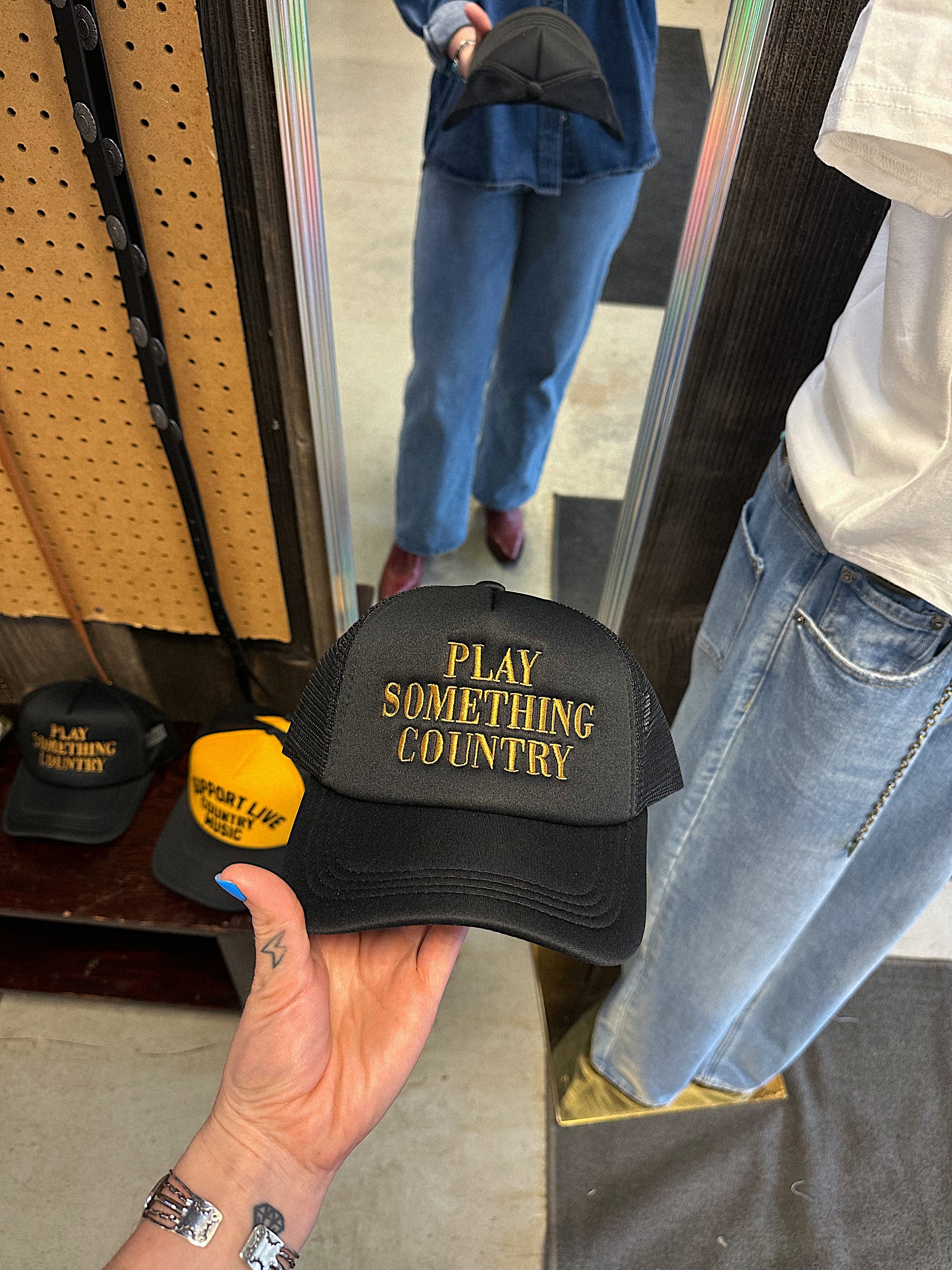 Play Something Country Trucker Hat