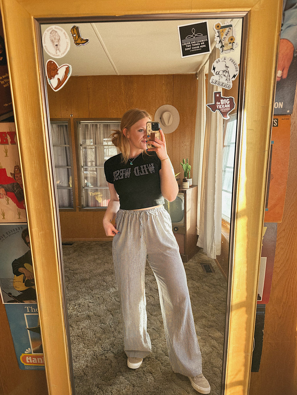 Hillbilly Hippie Striped Pants