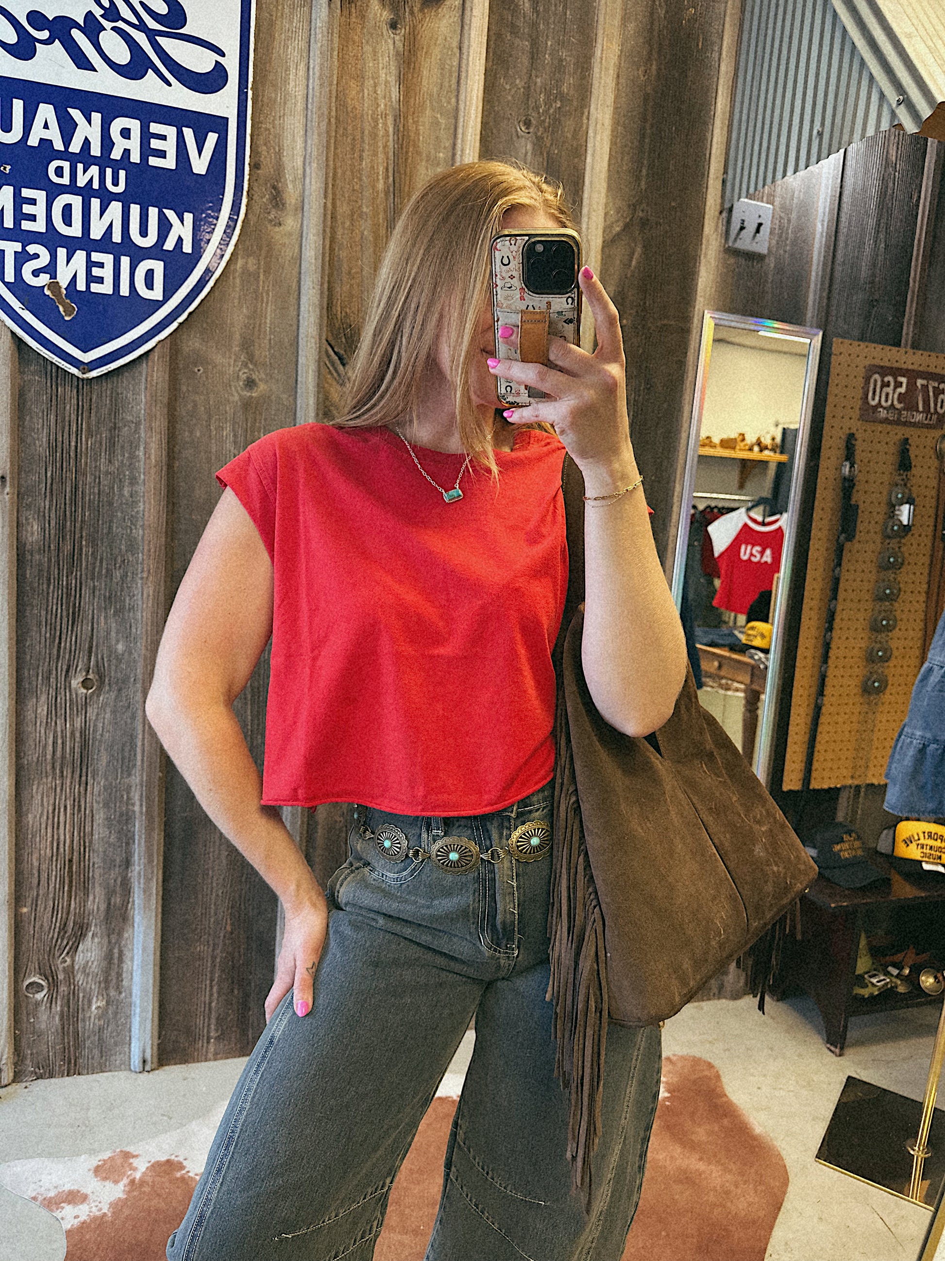 Boyfriend Tank (RED)