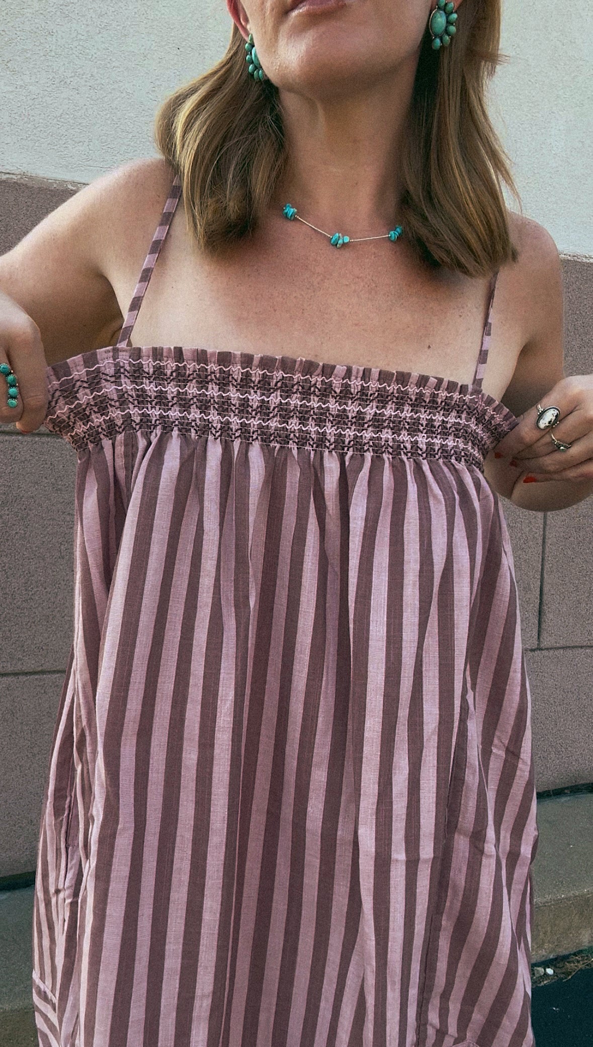 Sunday Morning Striped Dress