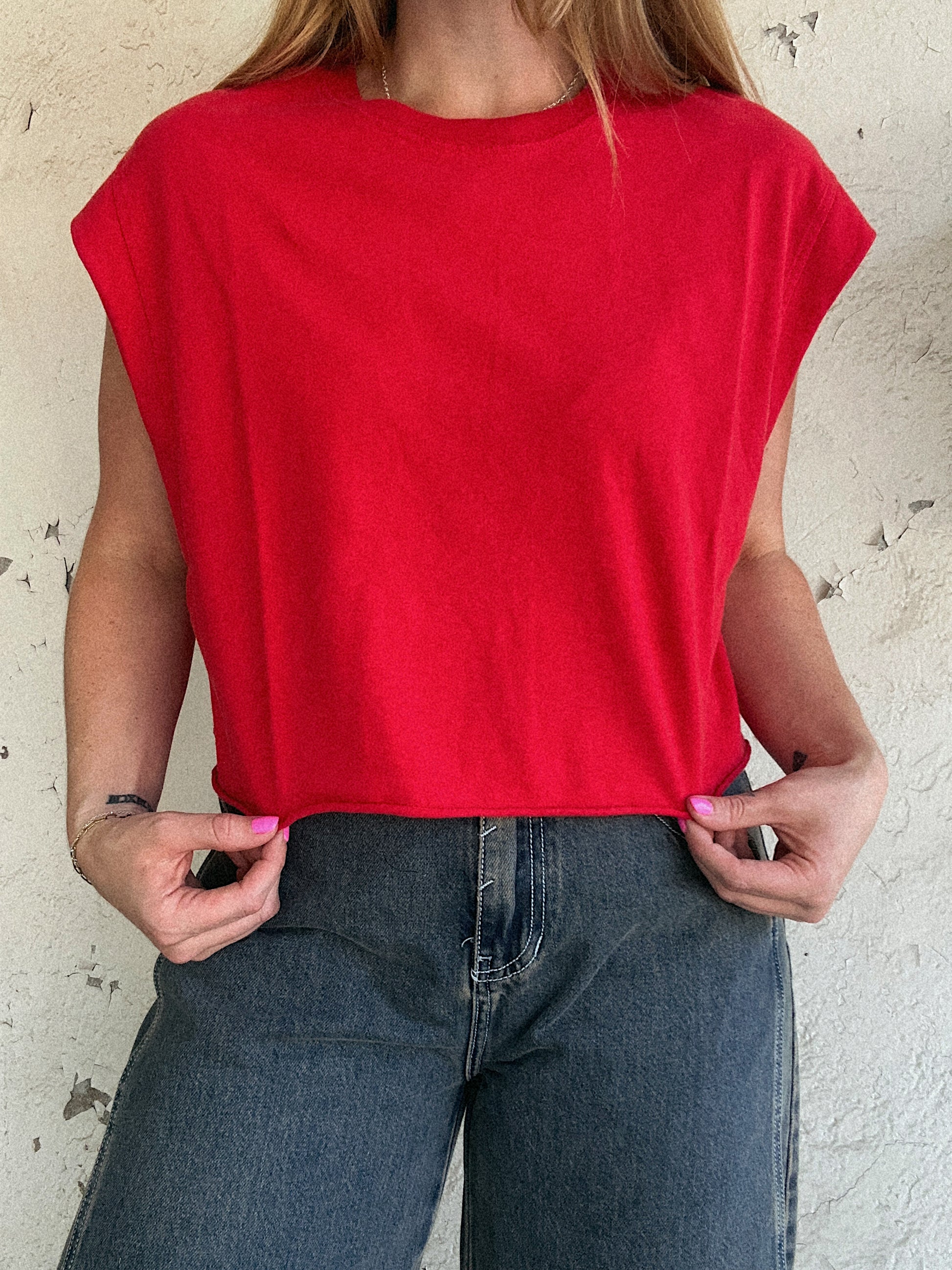 Boyfriend Tank (RED)