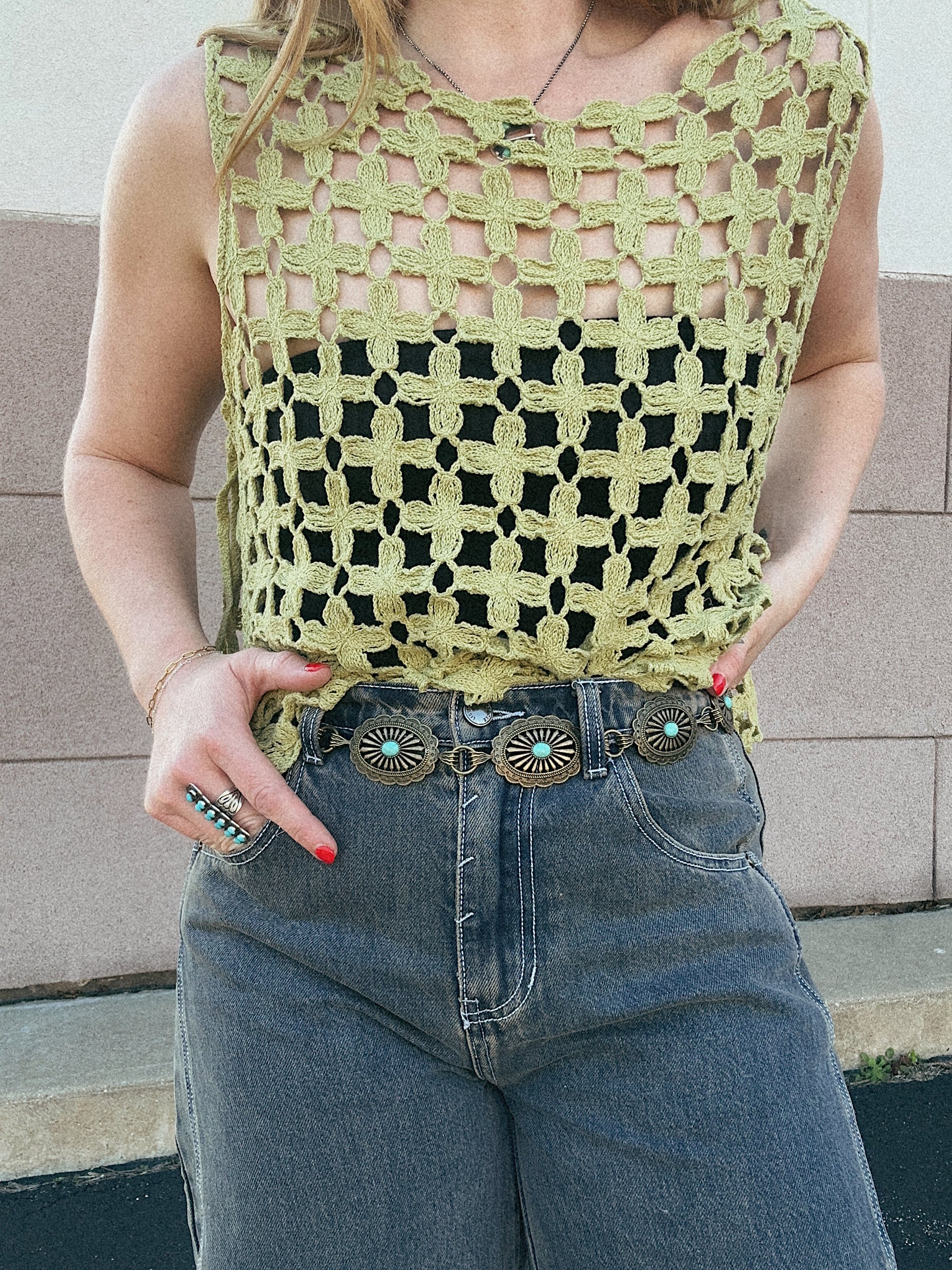 Day Trip Crochet Tank