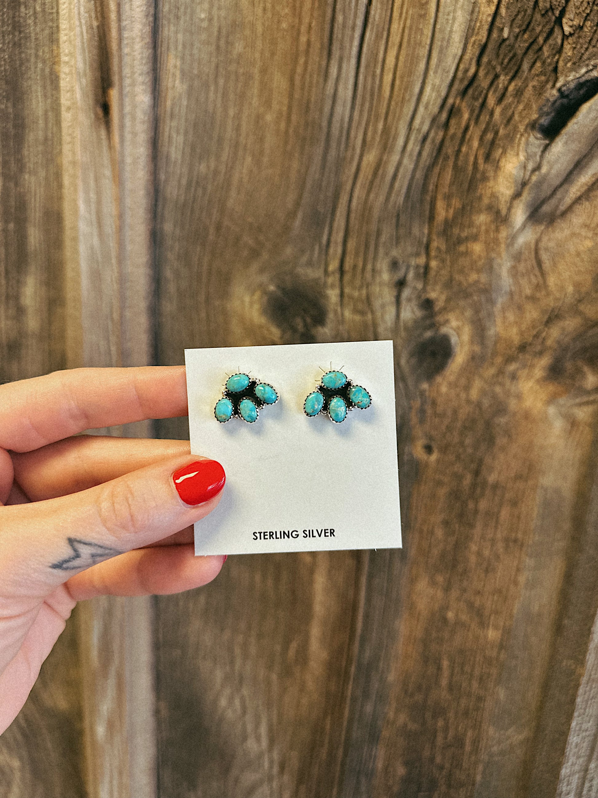 Azalea Turquoise Studs