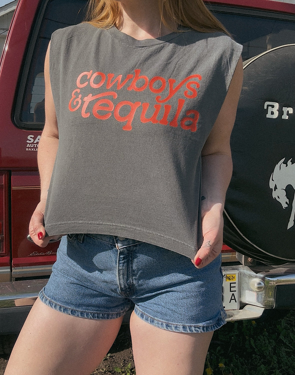 Cowboys & Tequila muscle tank
