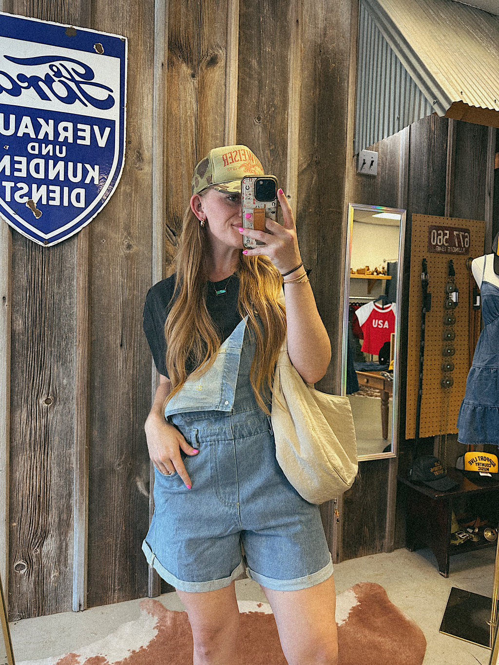 Jordan Lightwash Overalls