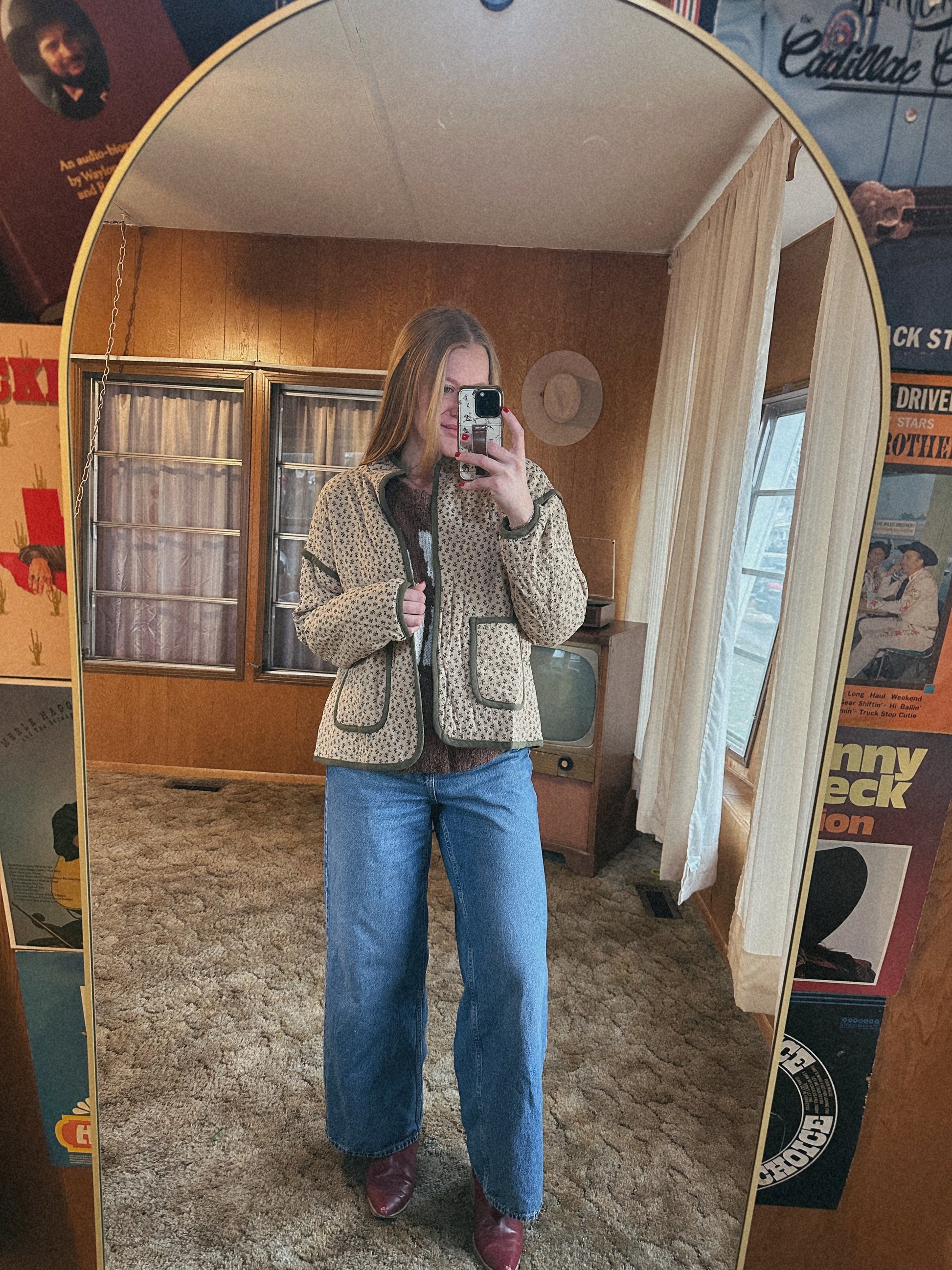 Delilah Quilted Floral Jacket