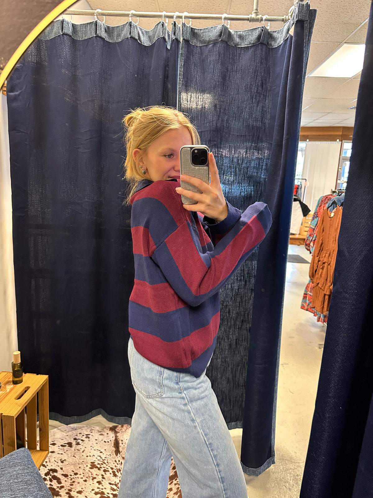Evans Striped Sweater
